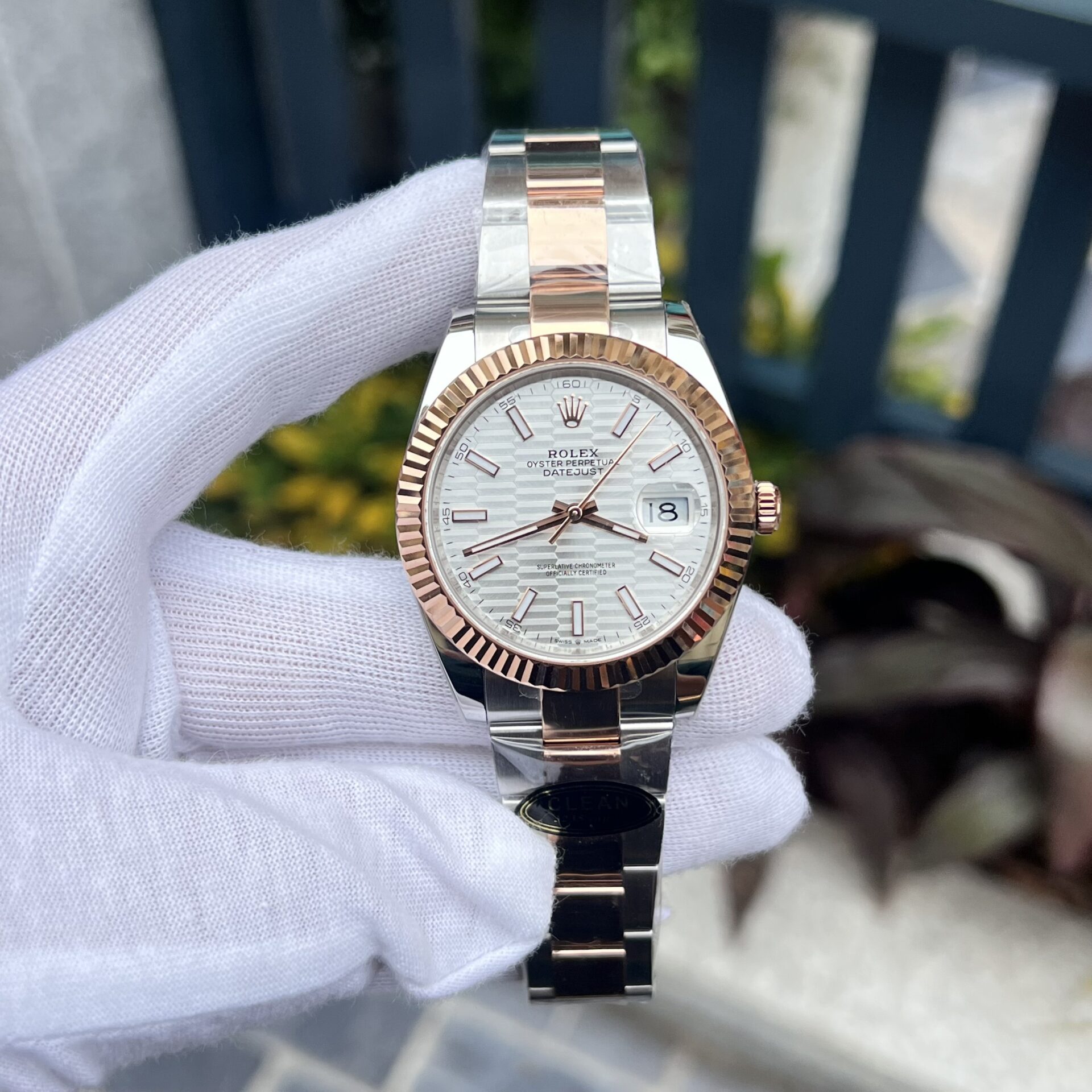 Rolex Replica Watch DateJust 126331 White Brick Dial Metal Strap 41mm - Elite Watch Atelier