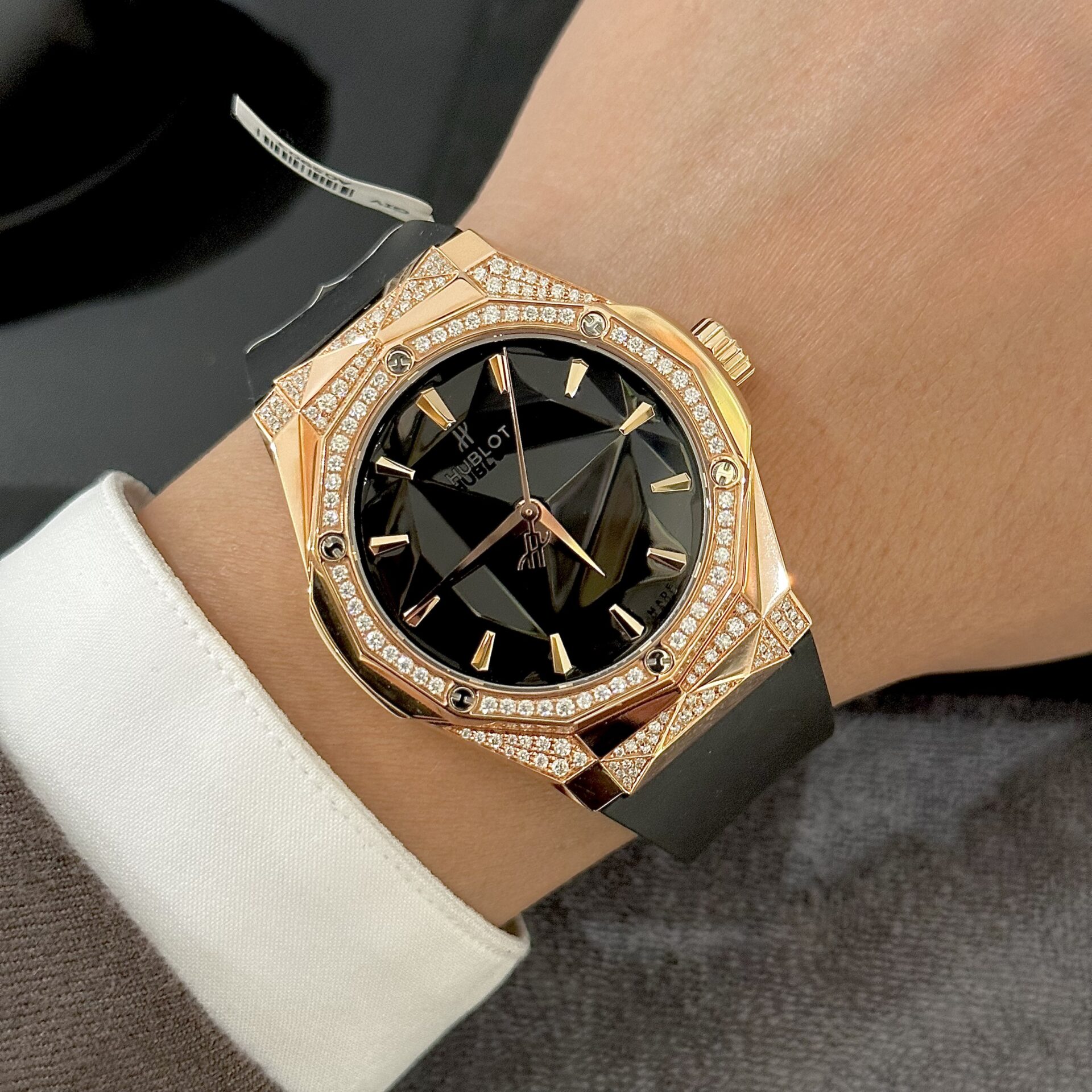 Hublot Orlinski King Gold Demi Diamond Replica 1:1 Watch 40mm - Top club