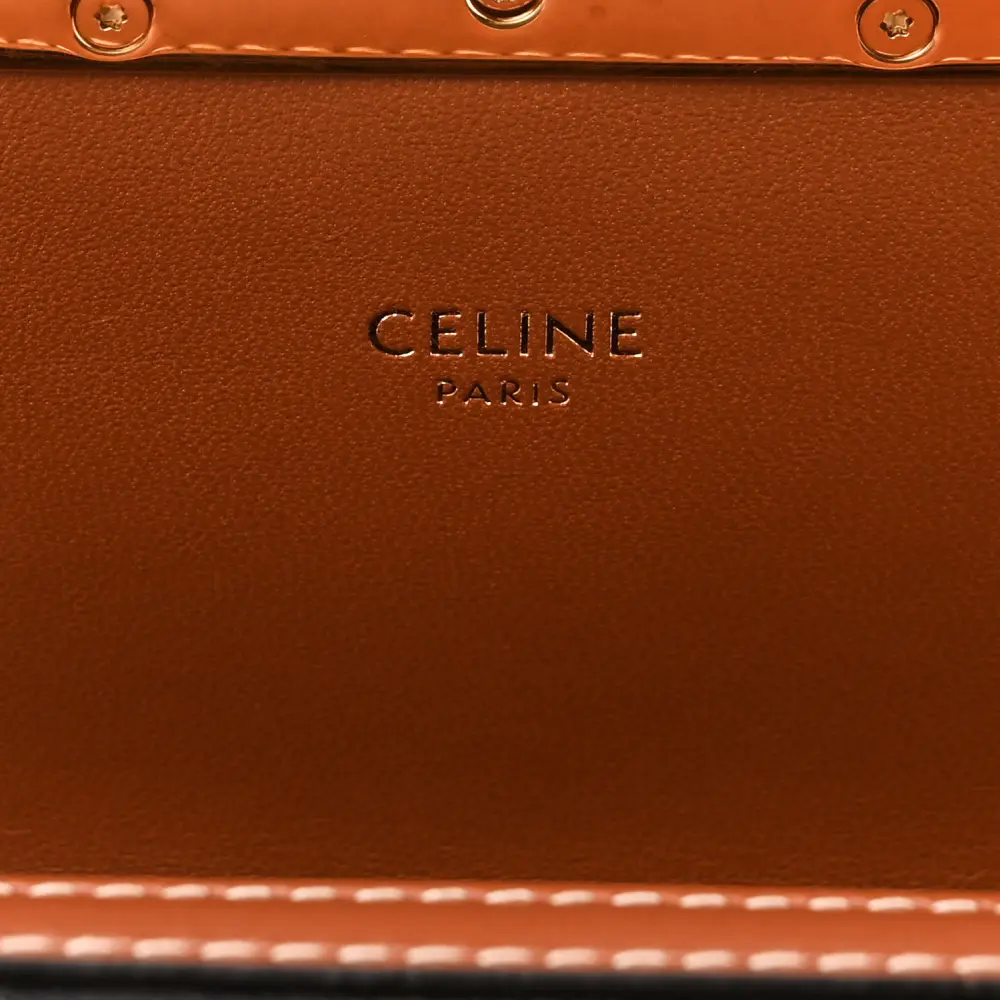 Celine Tan Calfskin Mirror Quality Replica with Gold Hardware1:1High-quality replica