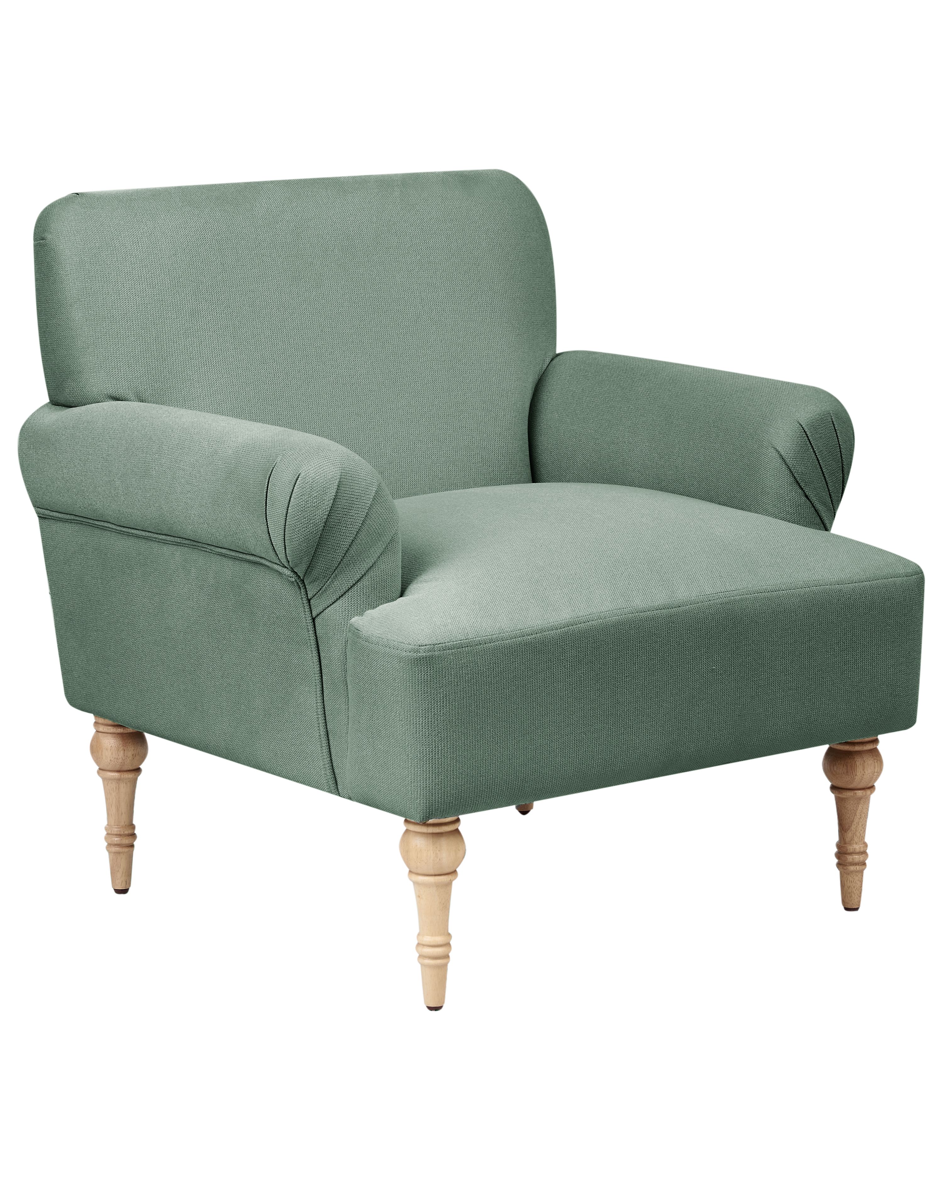 Armchair FREDROS Fabric Light Green