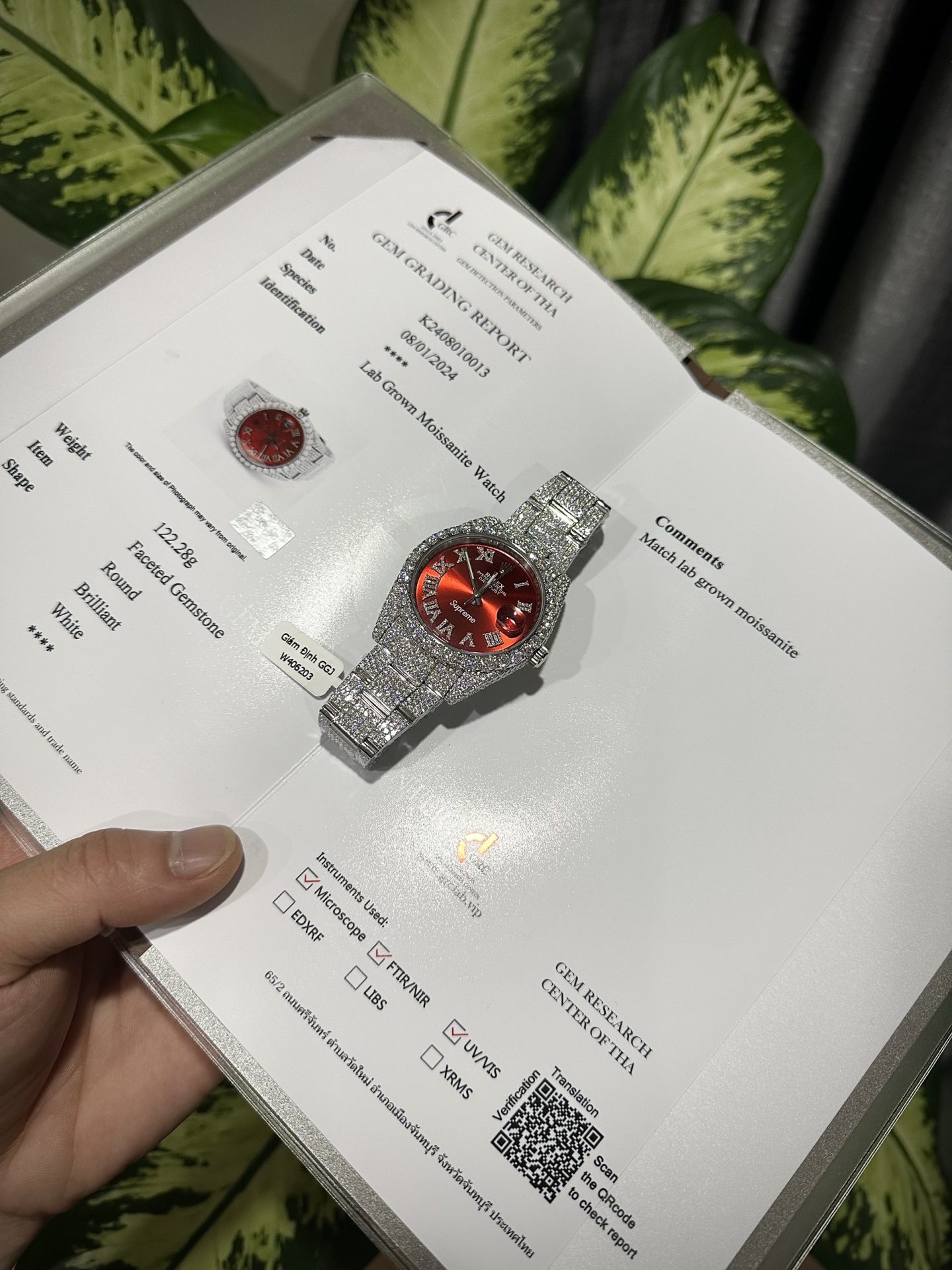 Rolex Replica 1:1 Watch DateJust Supreme Full Diamond Moissanite Hong Kong 41mm - Elite Watch Atelier