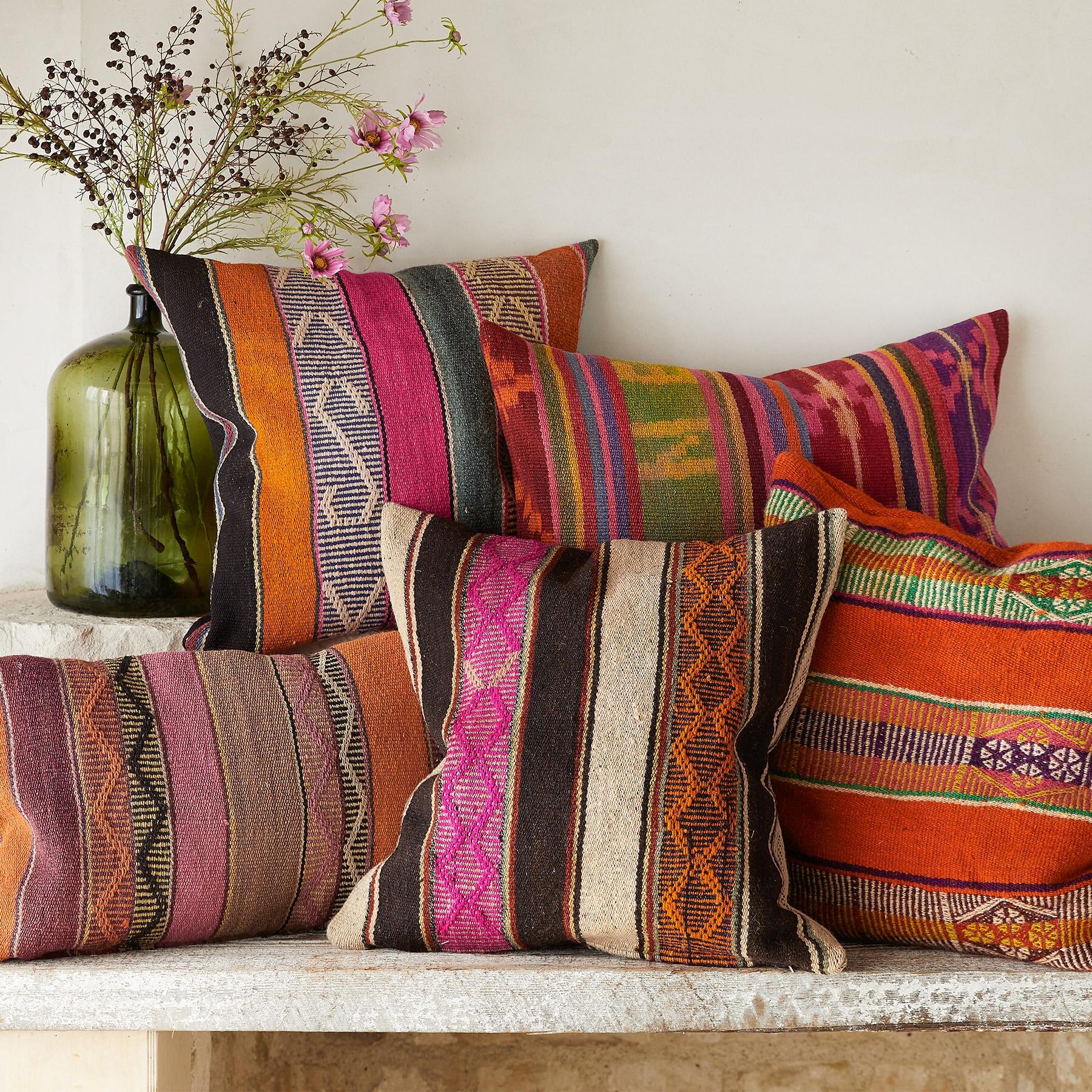 Vintage Bolivian Square Pillow - Sundance Clothing