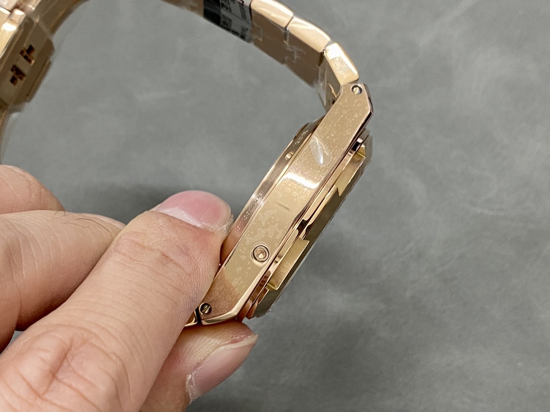 Fake Vacheron Constantin Replica Watch Overseas perpetual calendar ultra-thin skeleton Boutique Exclusive 41.5 MM PINK GOLD 4300V/220R-B642(1:1 replica) - Top club