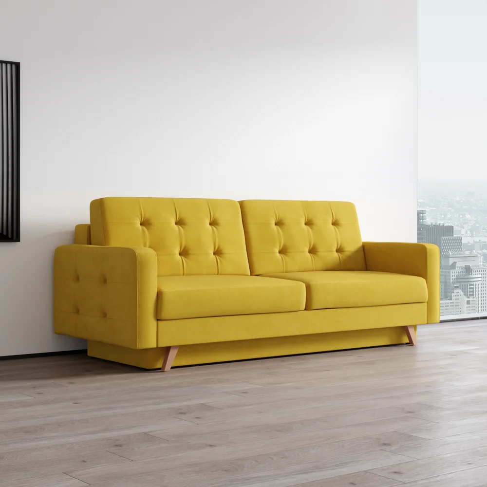 Meble Furniture Vegas Queen Sofa Bed with Storage, Multiple Colors - Image 30