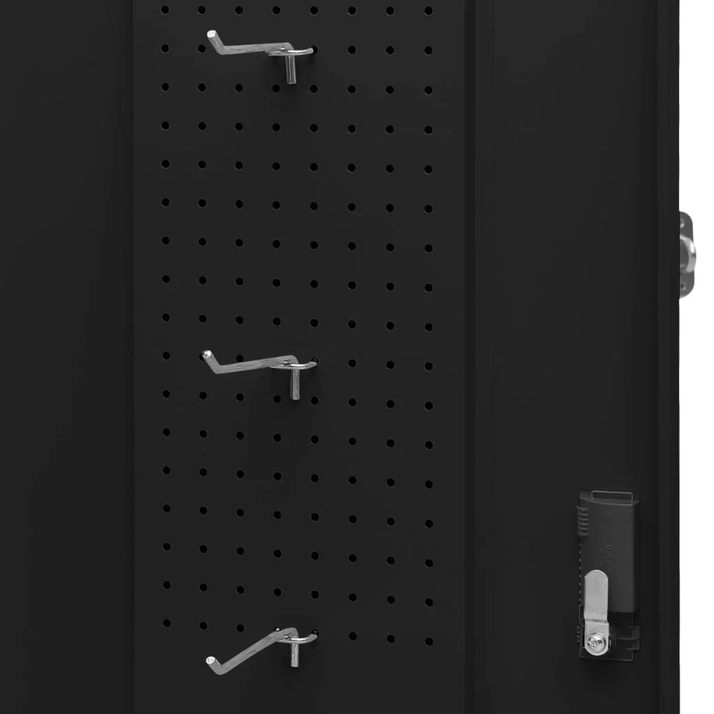 vidaXL Saddle Cabinet Steel Storage Rack Tack Locker Furniture Multi Colors - Image 24