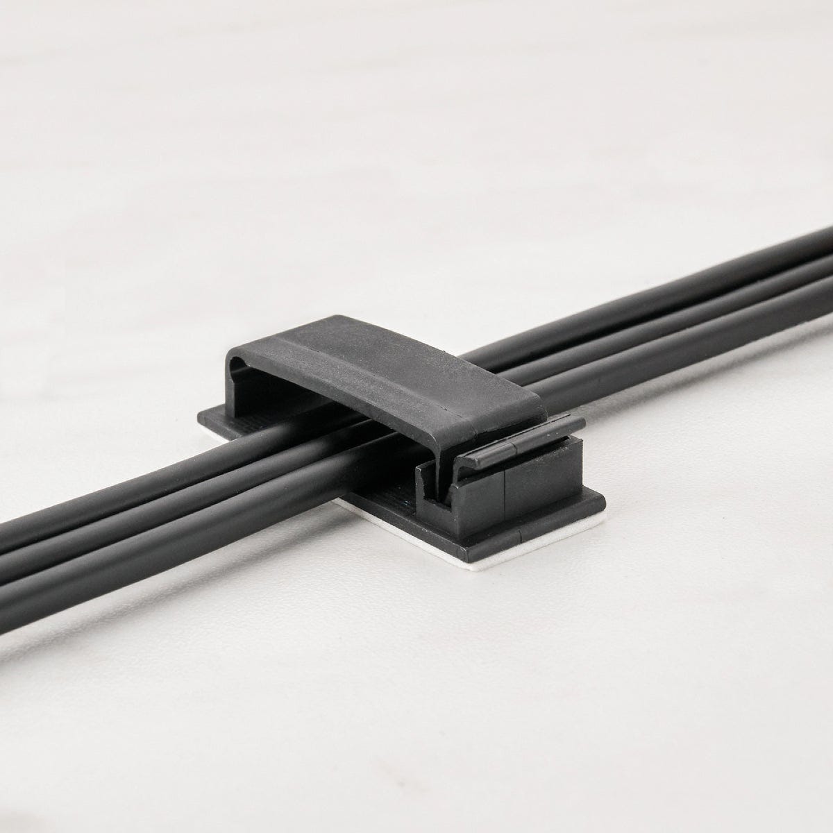 Wrap-It Storage Medium Black Cable Guides (10-Pack)