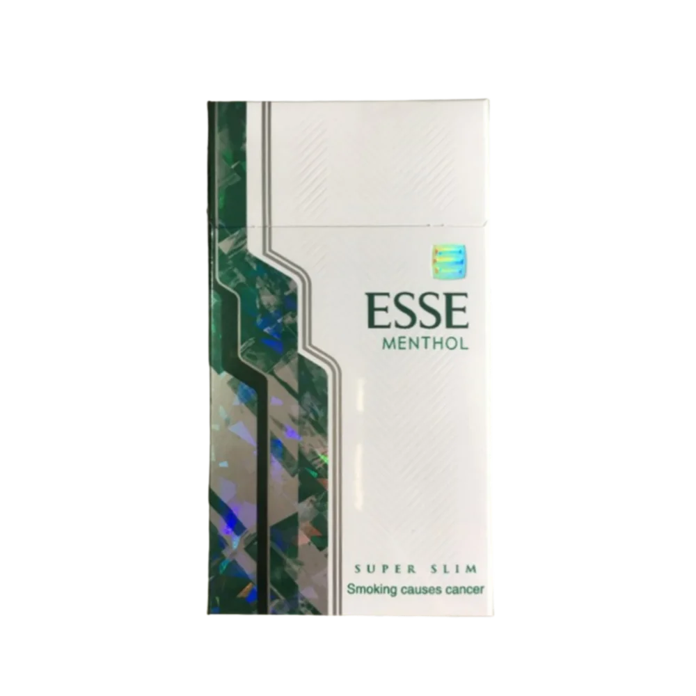 ESSE Menthol (Mechanical Green) Super Slim-Classic menthol taste, 20 cigarettes per pack