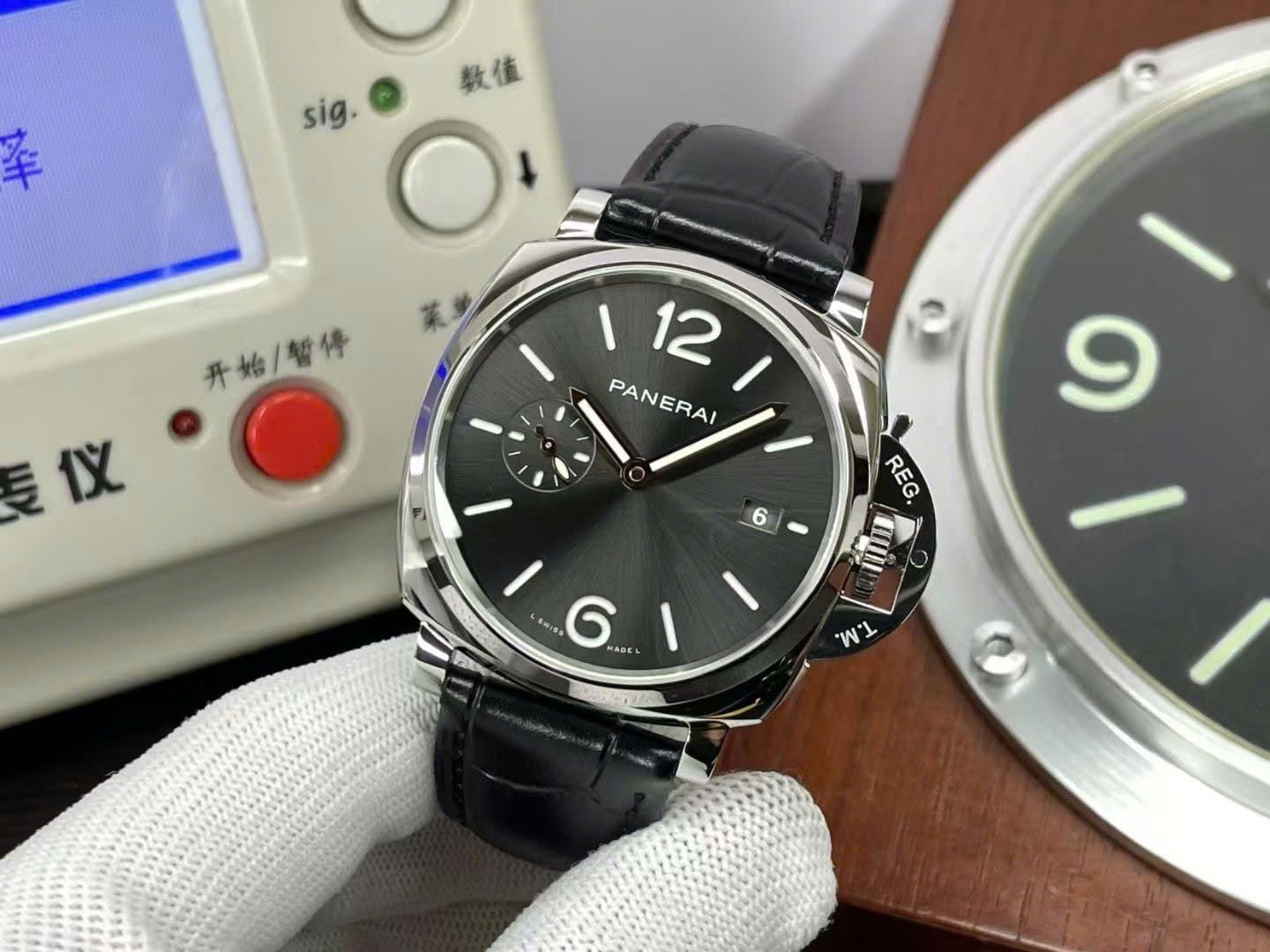 Panerai Knock Off Watches Luminor Due PAM1387 Black Leather Strap VS Factory 42mm - Top club