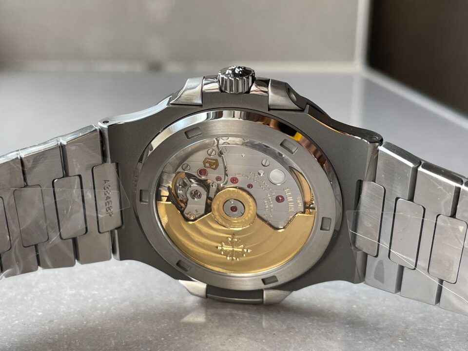 Replica PATEK PHILIPPE Nautilus 5711/1A PPF 1:1 Best Edition Green Textured Dial T Diamonds Bezel on SS Bracelet 324CS V4 - Top club