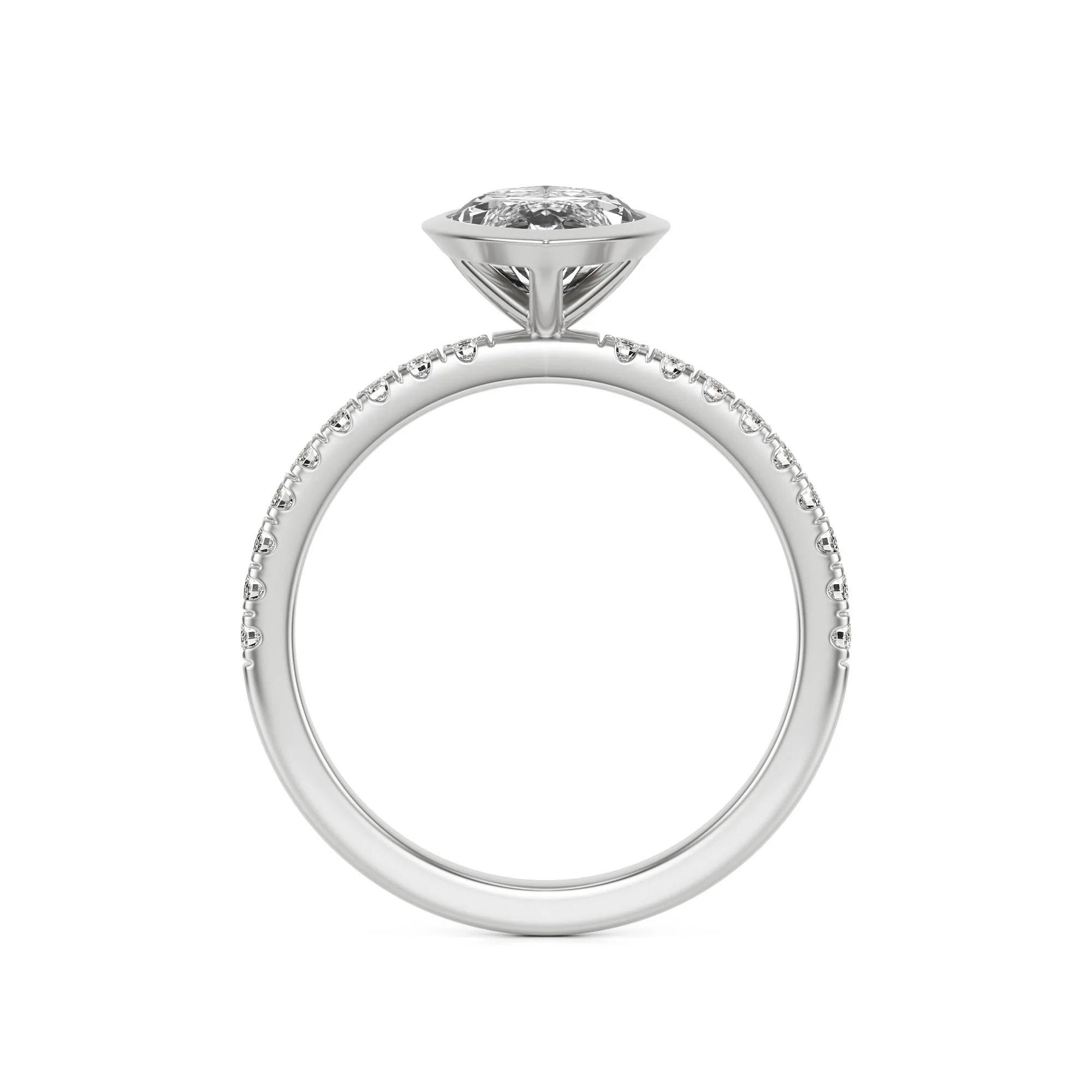 The Marquise Bezel Pavé