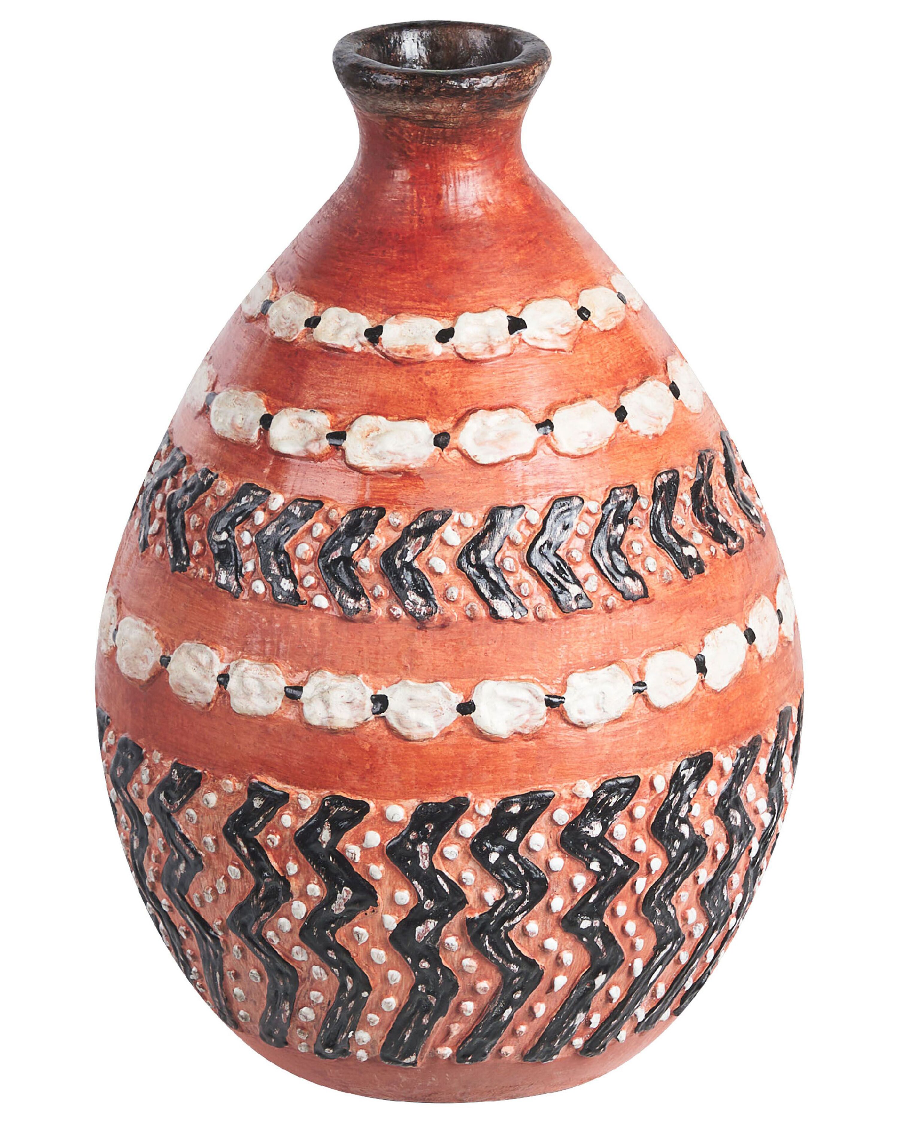 Decorative Vase KUMU Ceramic 36 cm Brown