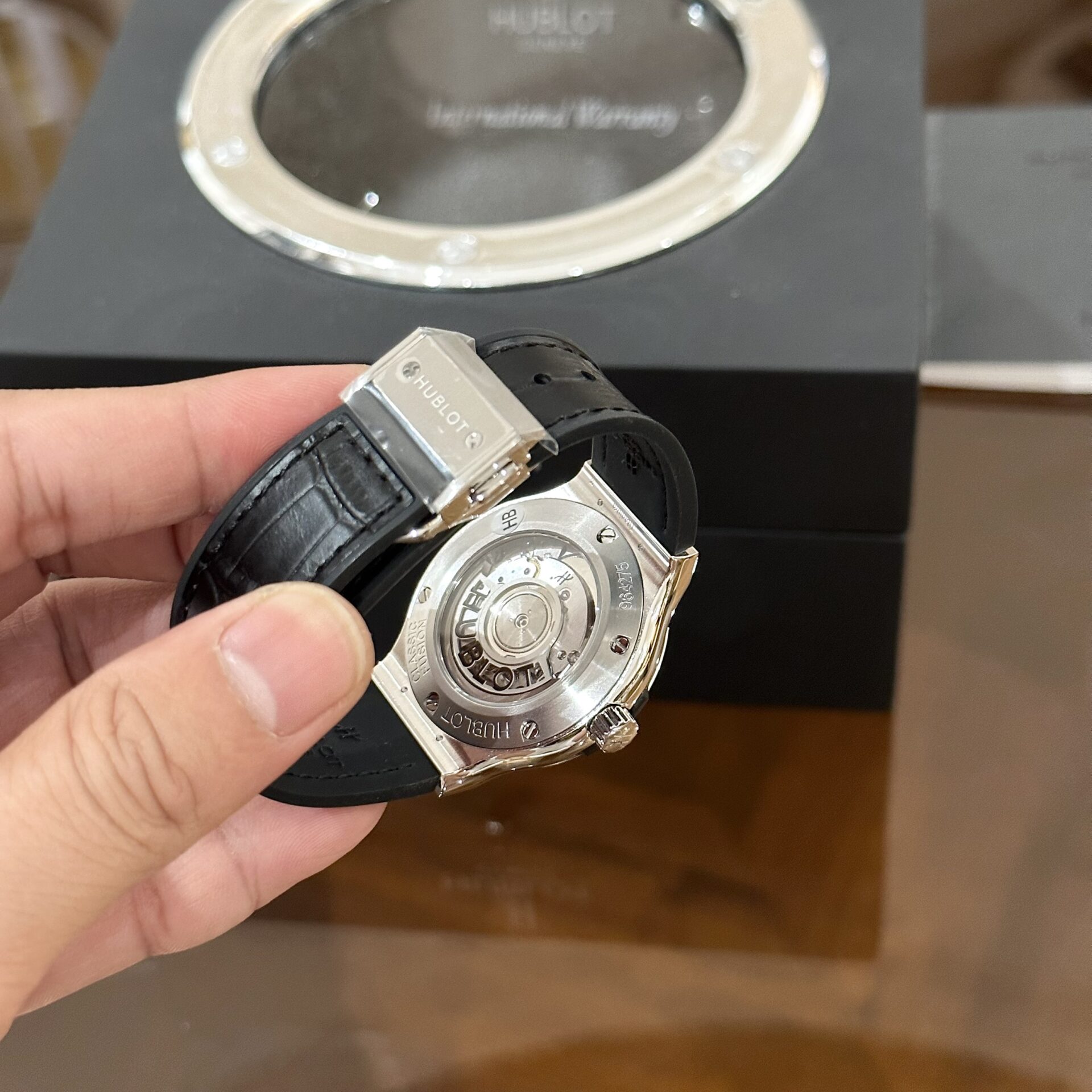 Hublot Classic Fusion Rep 1:1 Watch With Diamond Bezel Black HB Factory 38mm - Top club