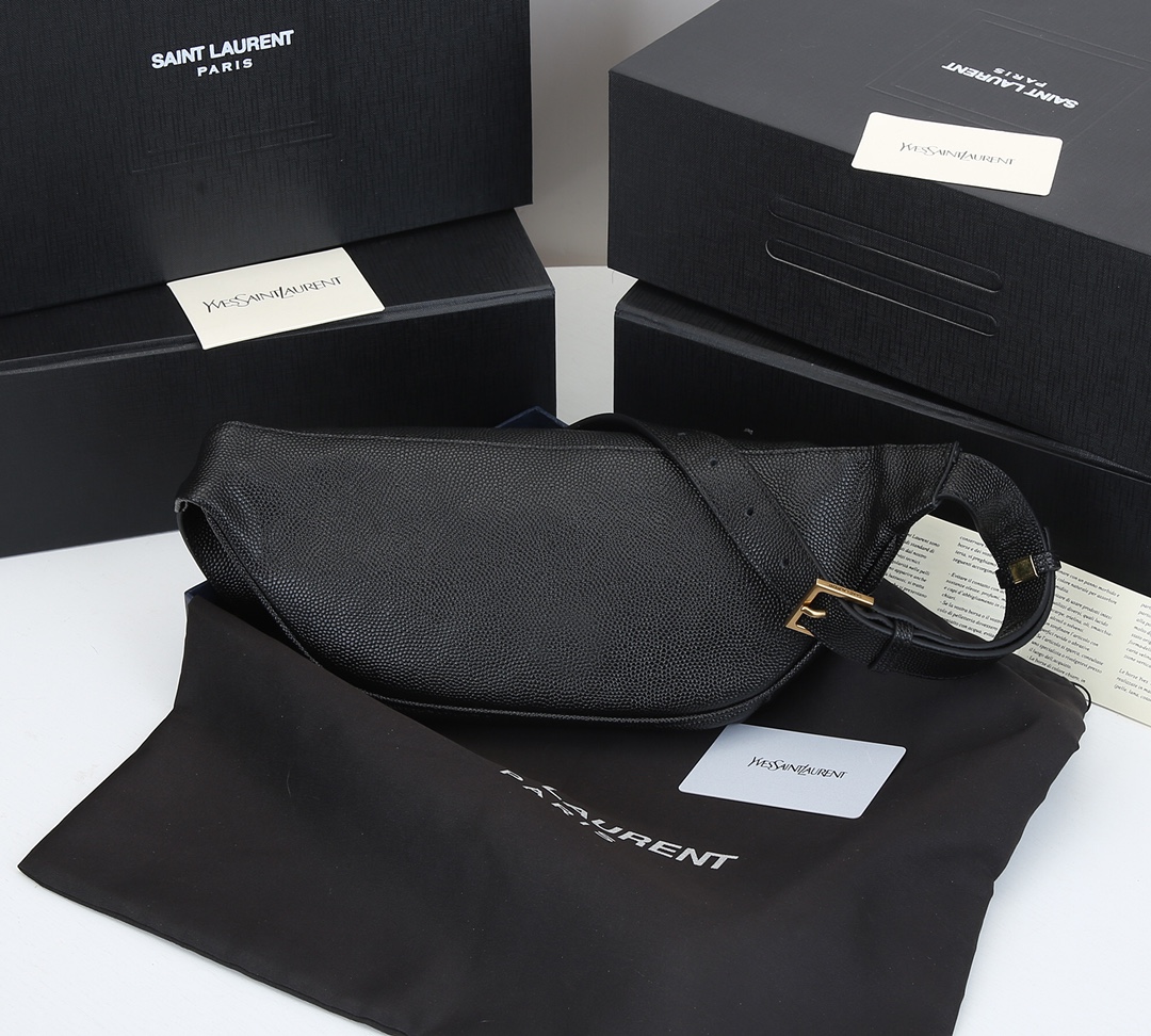 Replica Ysl Classic Monogram Belt Bag In Grain De Poudre Embossed Leather1:1High-quality replica