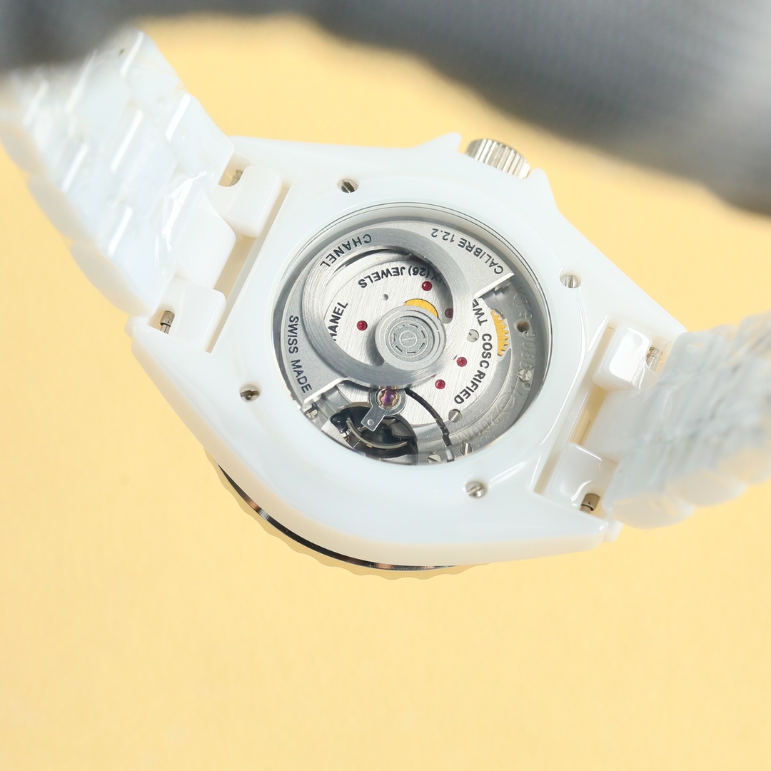 New Super Ceramic - Chanel J12 33mm watch! Goddess Welfare - White(1:1 replica) - Top club