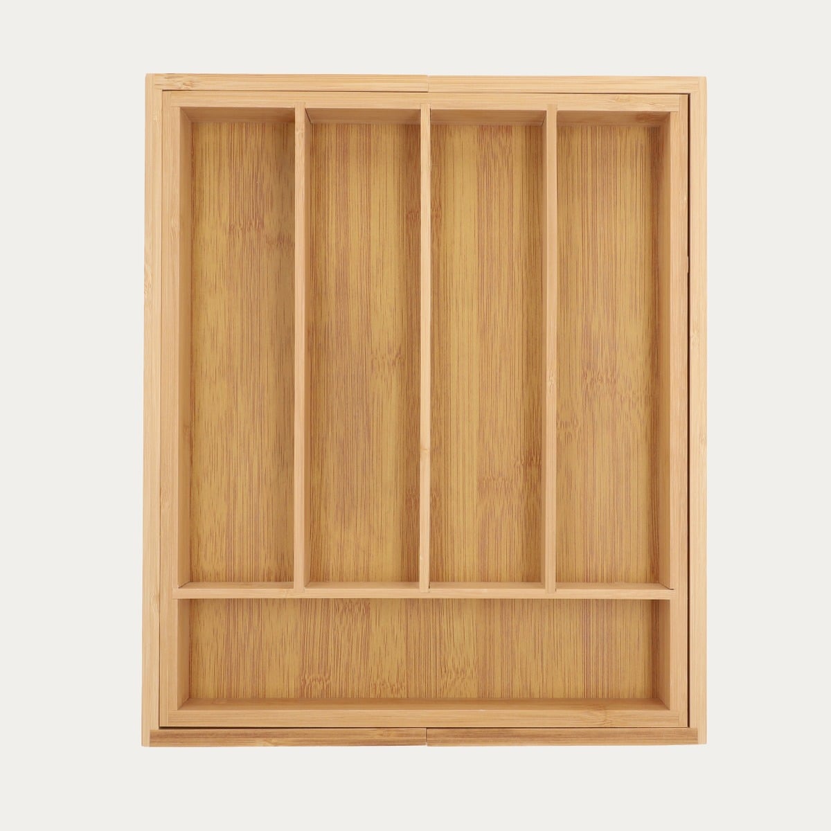 Wkład BAMBOU do szuflady regulowany na sztućce 37x31 cm
