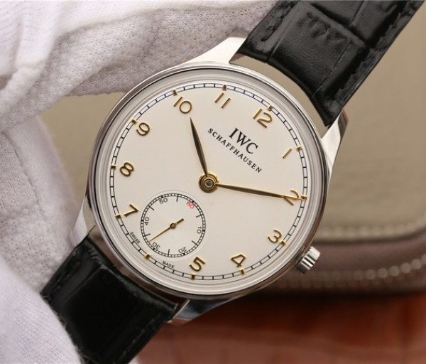 Replica IWC ZF Portuguese IW545408 White Dial Leather Strap A6498 - Elite Watch Atelier