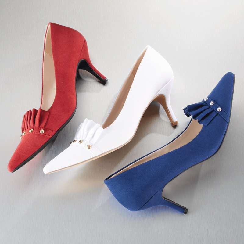 Midnight Velvet Pleated Pump - MIDNIGHT VELVET CATALOG
