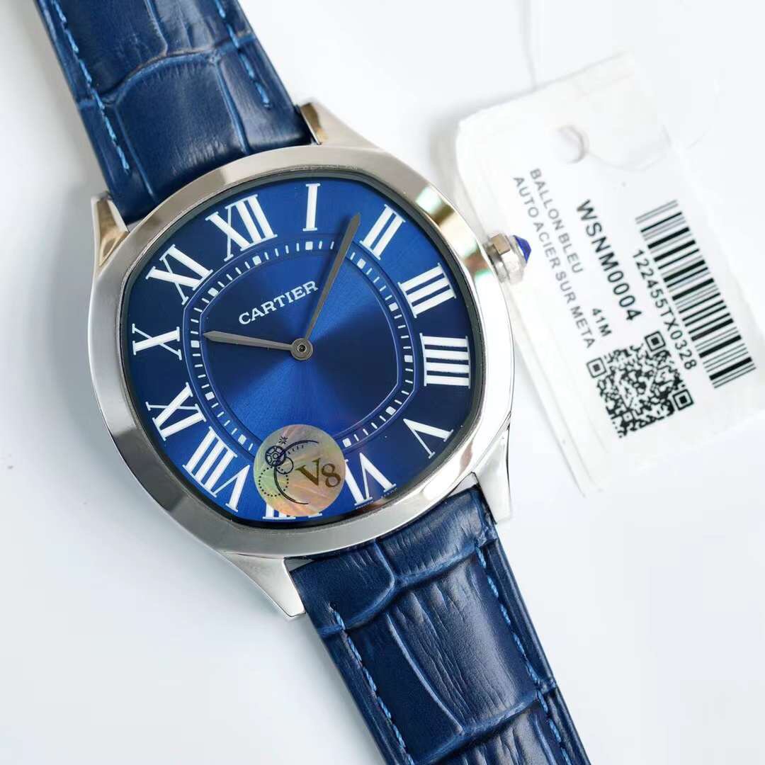 Cartier - Drive de Cartier White Gold - 40mm Smooth(1:1 replica) - Top club