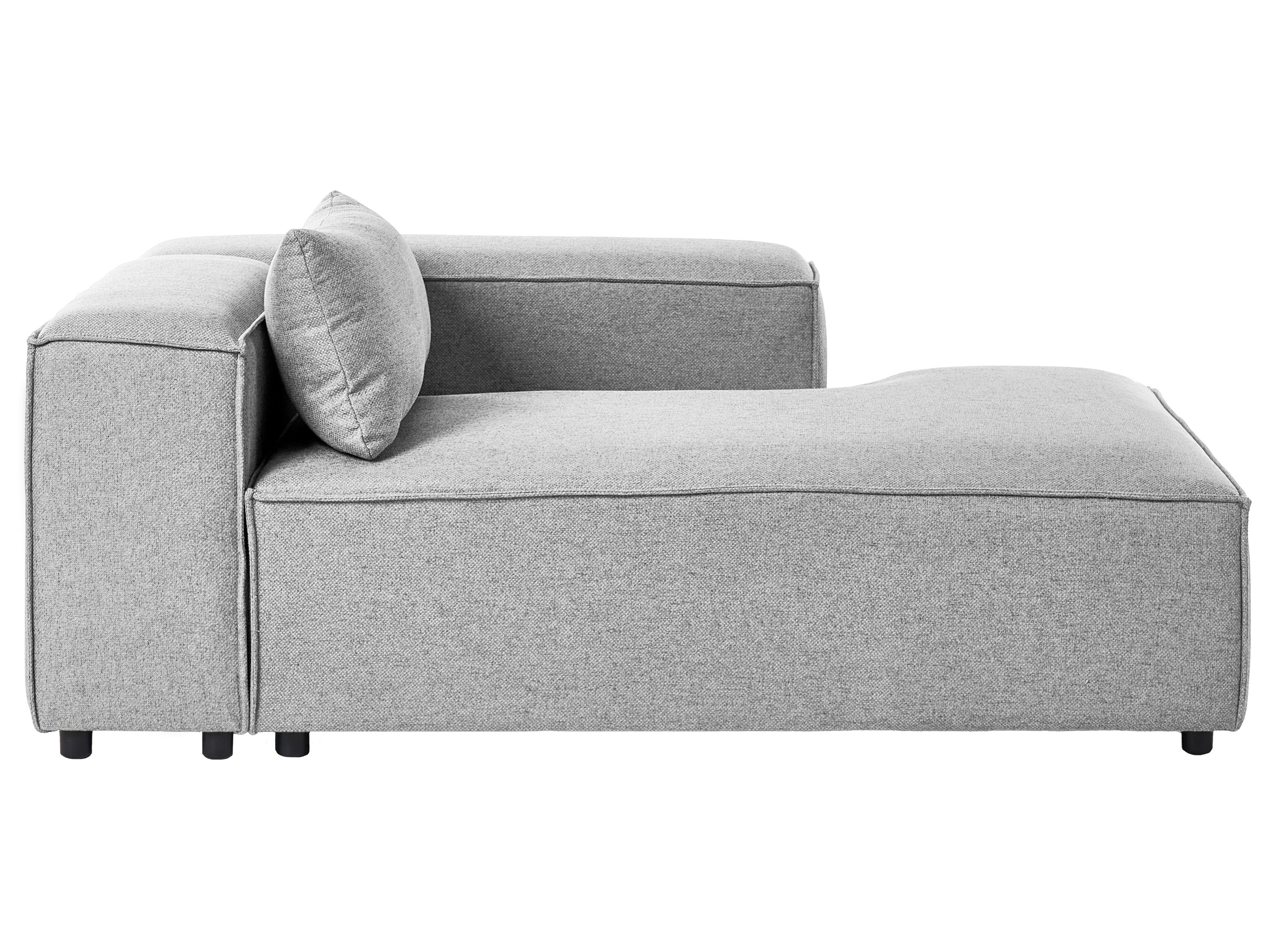 Left-Hand Chaise Lounge BRANDE Grey