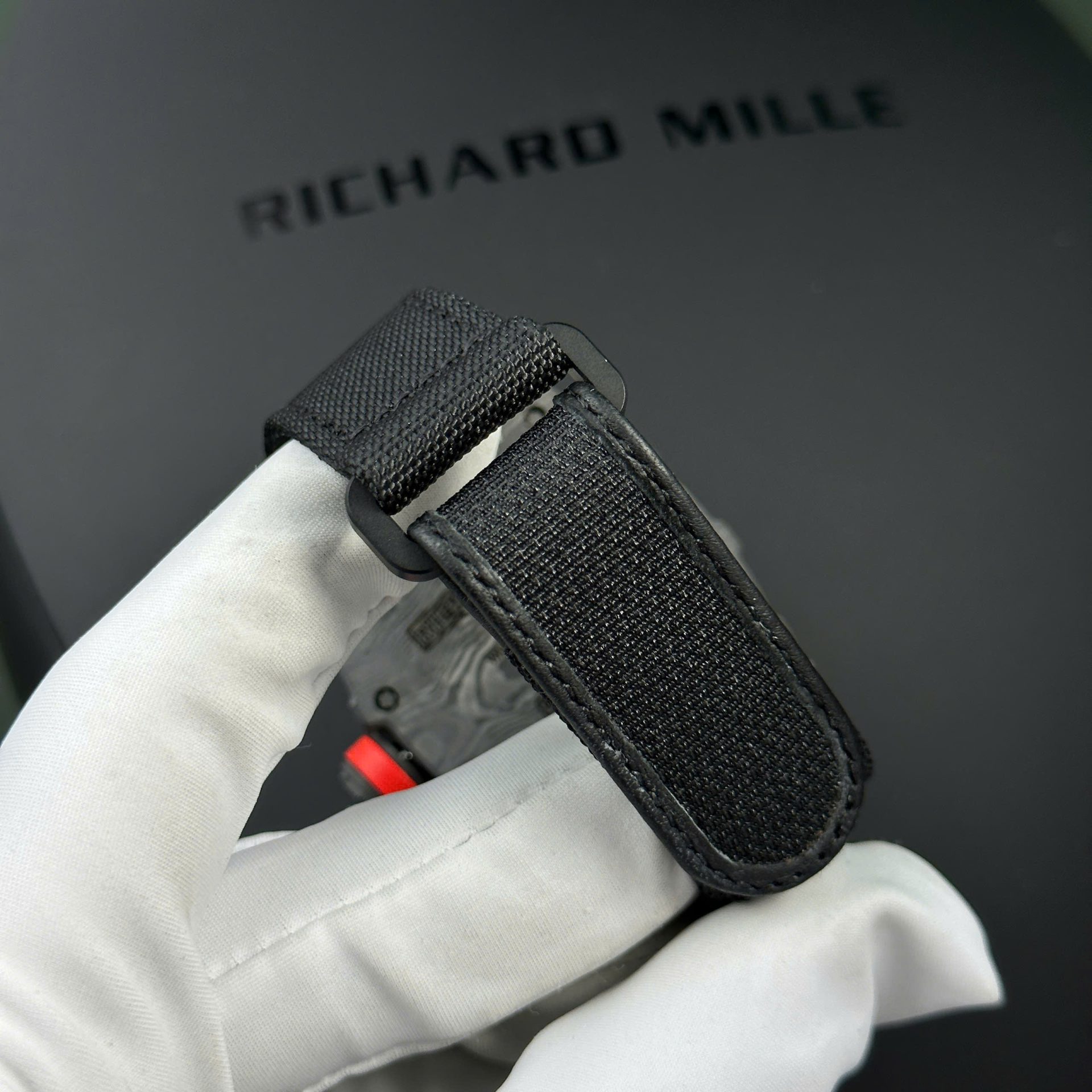 Richard Mille RM35-01 Replica Watch Carbon Case Fabric Nato StrapBBR Factory 44,5x50mm - Top club