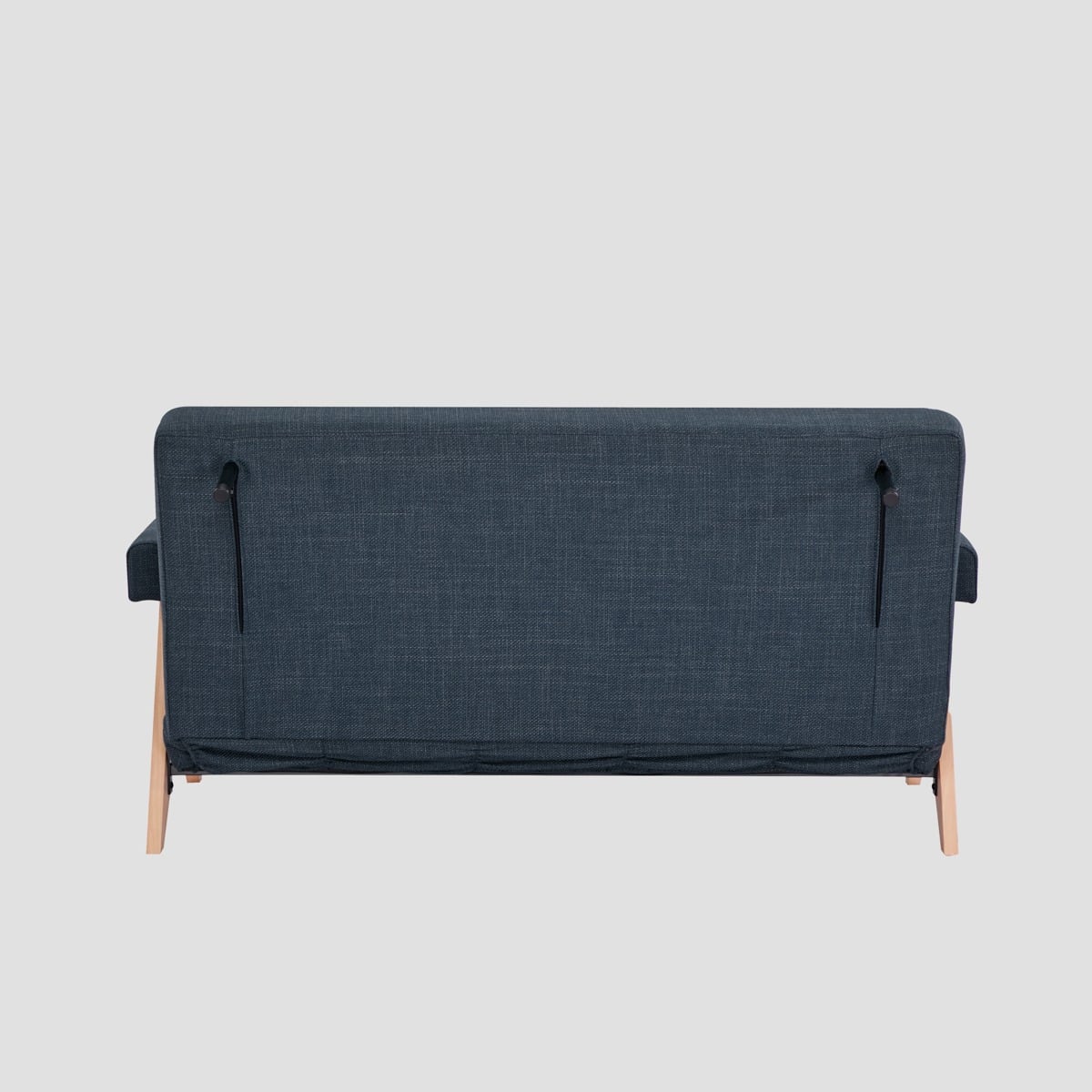 Sofa CALORE 2-osobowa, z funkcją spania granatowa 157x90x82 cm