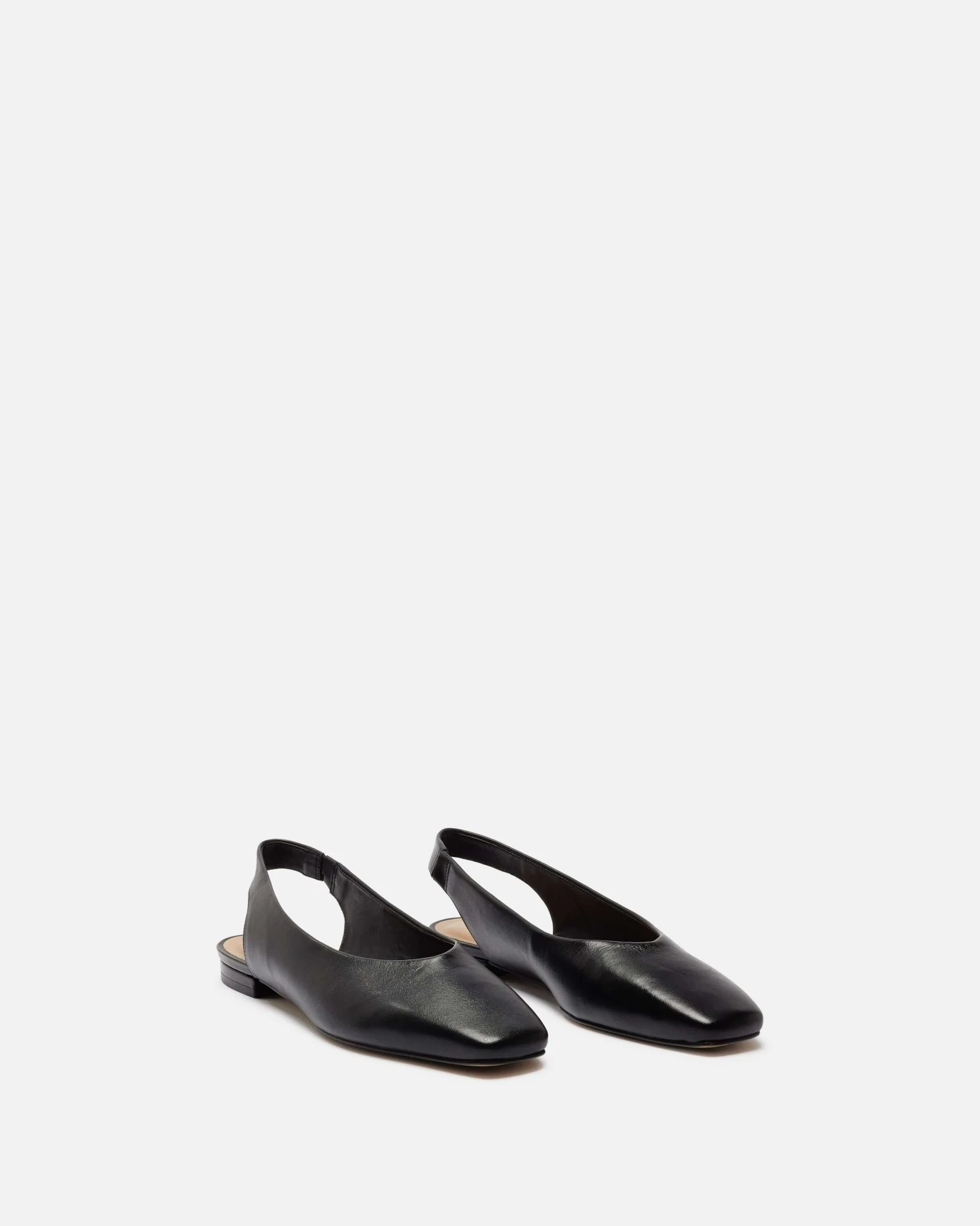 SLINGBACKS KYARA - En cuir noir