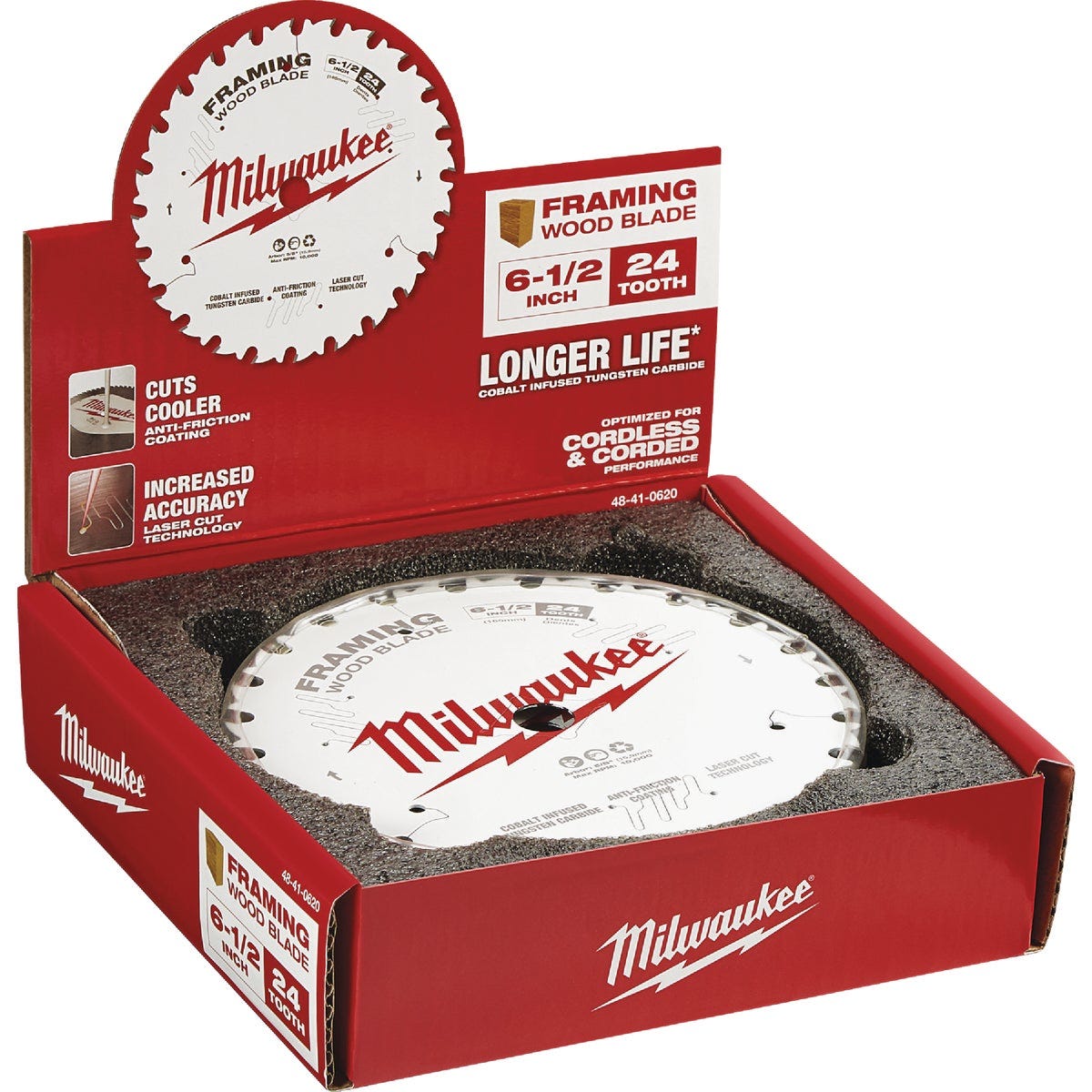 Milwaukee 6-1/2 In. 24-Tooth Framing Circular Saw Blade, Bulk