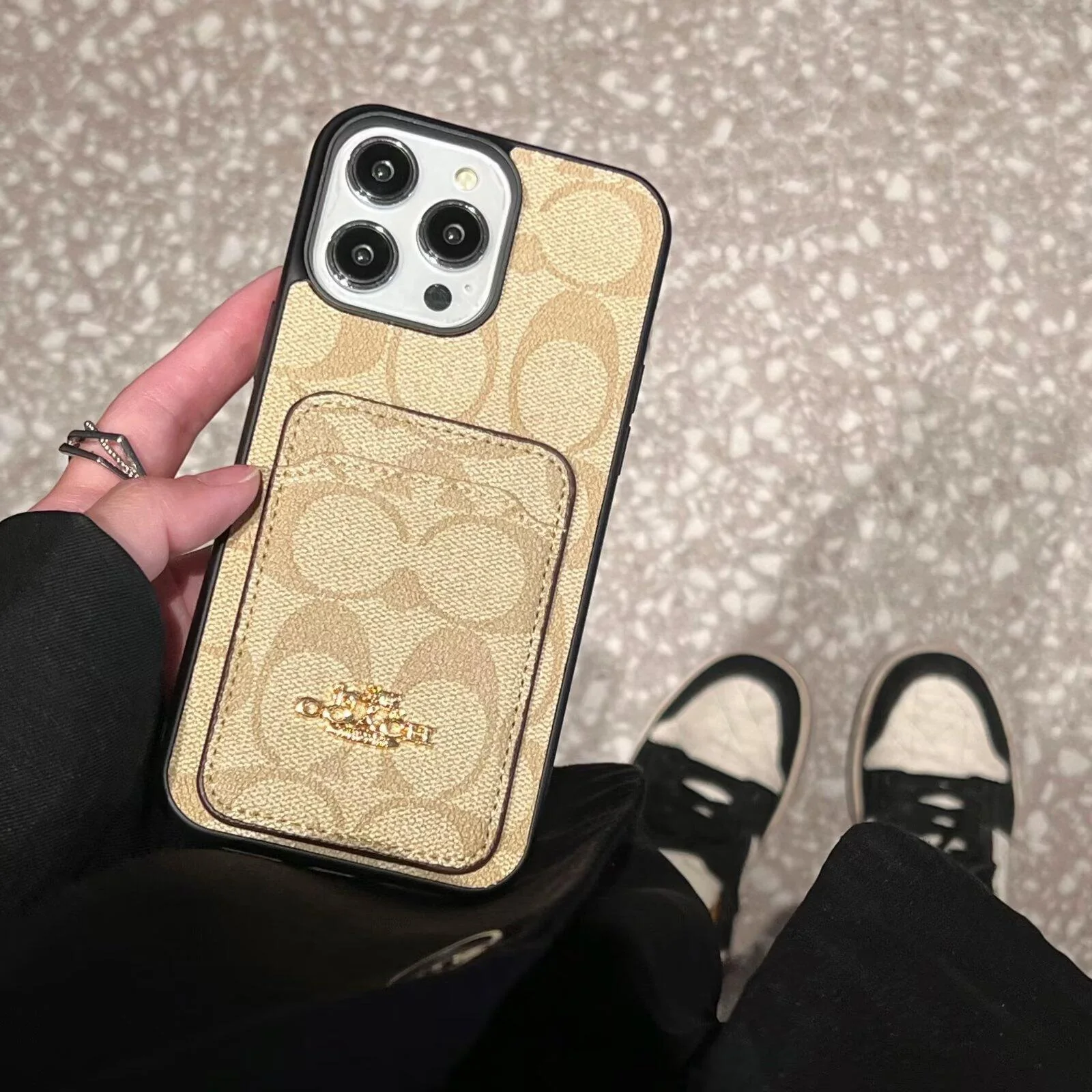 Coa Card Bag Leather iPhone Case - Wholesale & Influencer