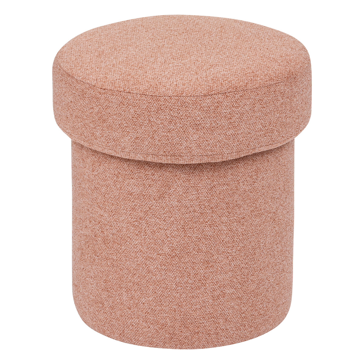 "Kita" pouffe Fabric, Terracotta pink
