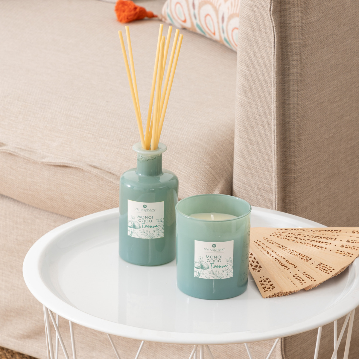 Scented candle "Mael" Monoi and Coconut, 190g