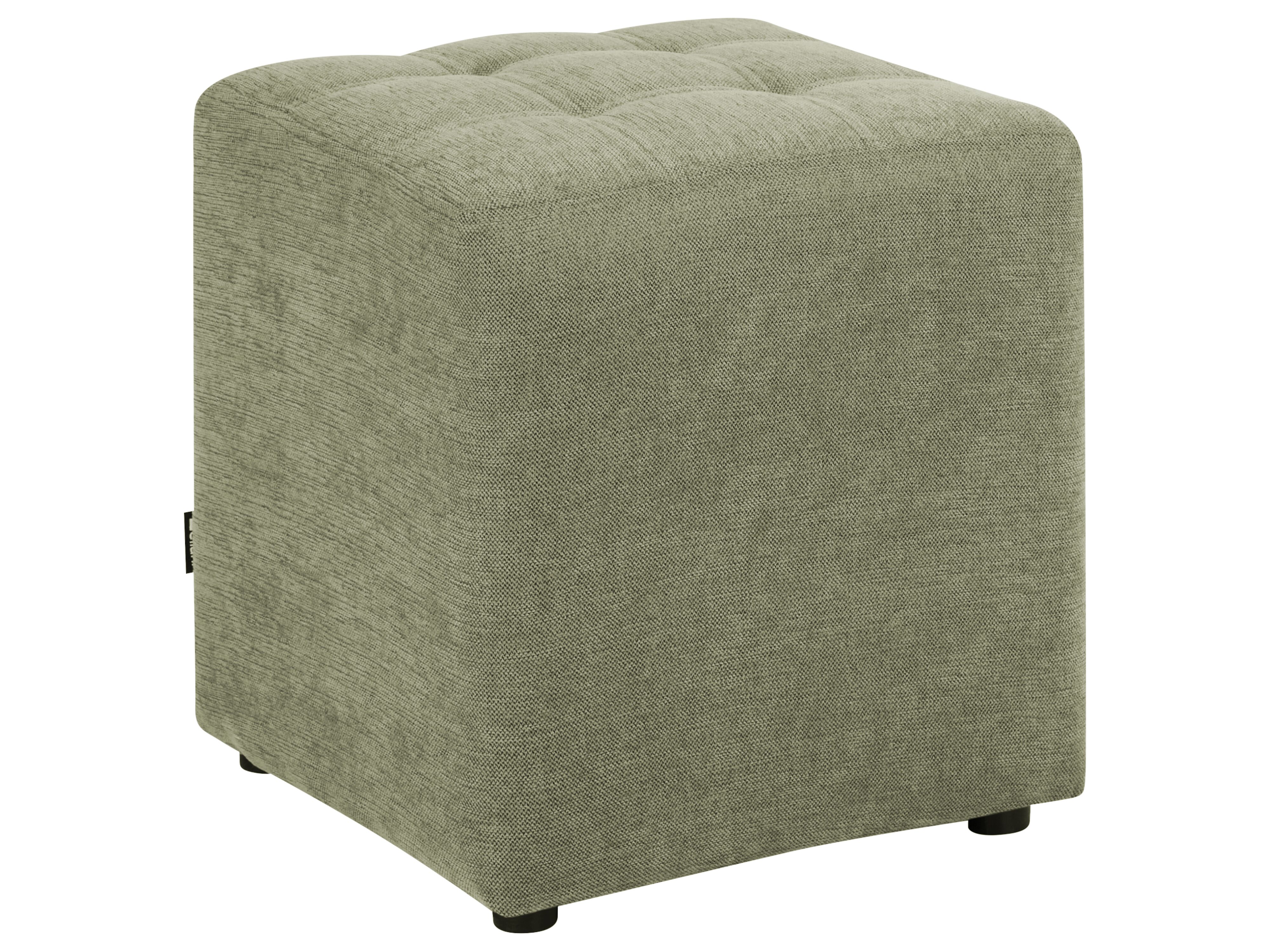 Pouffe KANSAS Fabric Green