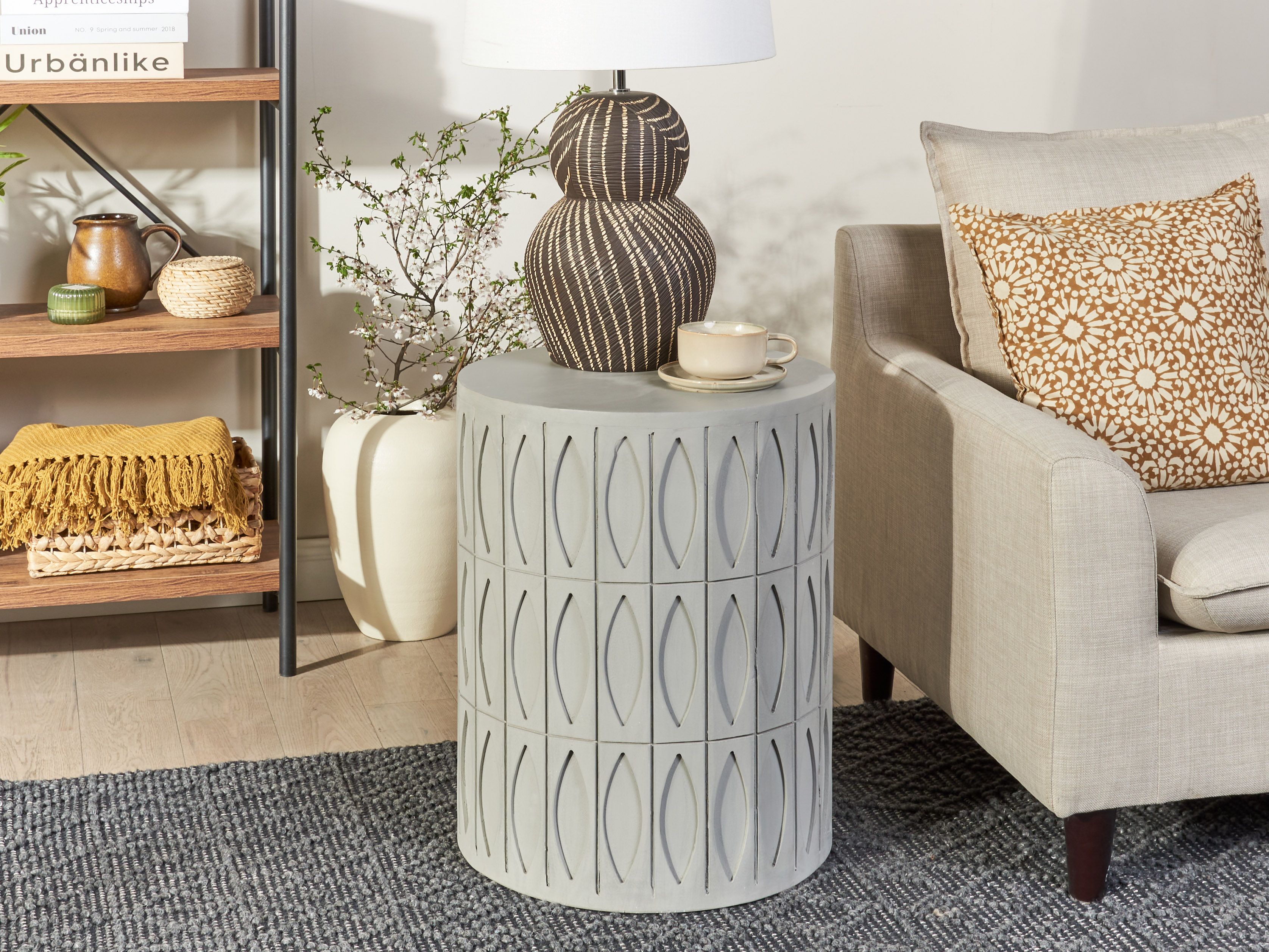 Side Table DEARA Light Grey