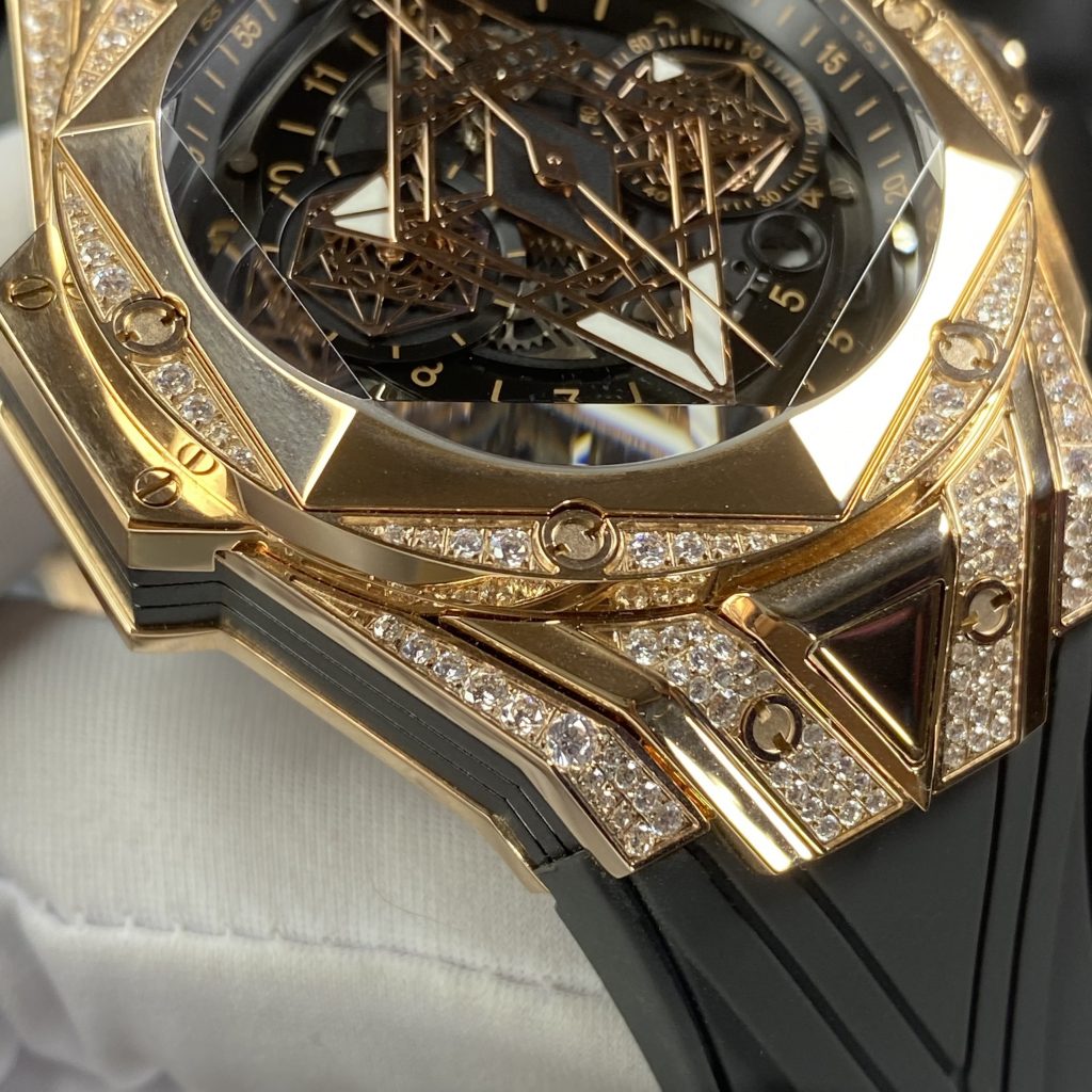 Hublot Fake Watch Big Bang Sang Bleu II King Gold HB Factory 44mm - Top club