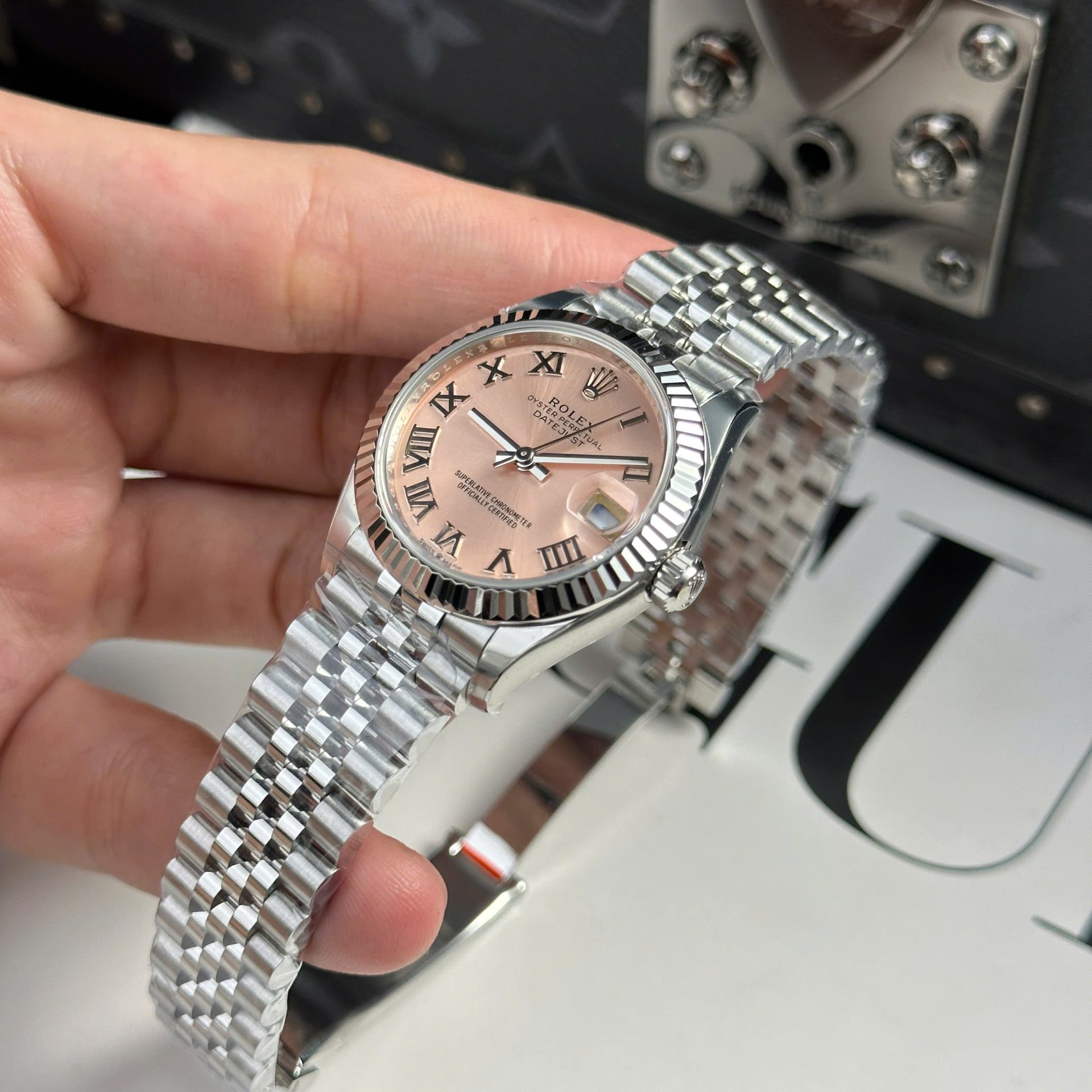 Rolex DateJust Replica Watch Women Dial Pink Automatic Movement THB Factory 31mm - Top club