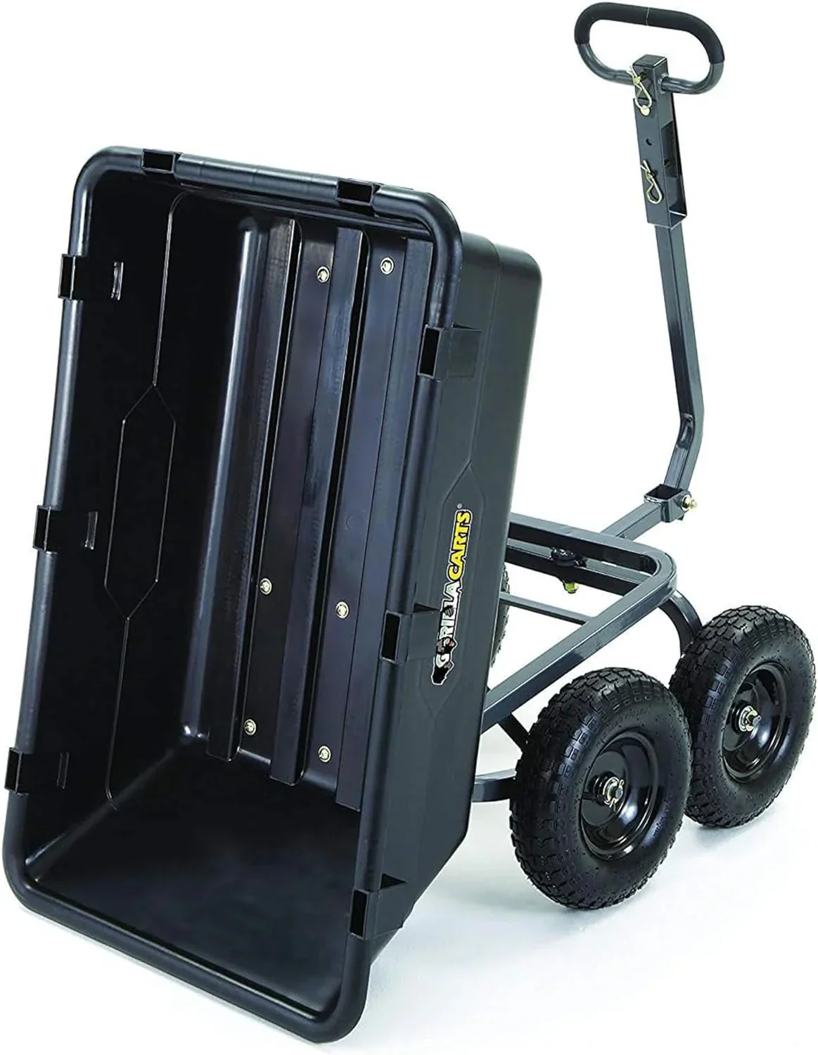 Gorilla Carts Utility Dump Wagon 6 Cubic Feet 1200 lb Capacity Black - GOR6PS - Image 13 Gorilla Carts Utility Dump Wagon 6 Cubic Feet 1200 lb Capacity Black - GOR6PS - Image 13