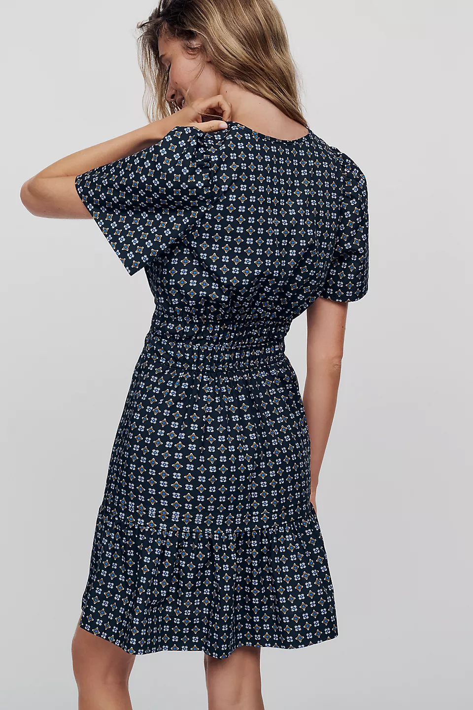 Somerset Mini Dress - Black & Ivory