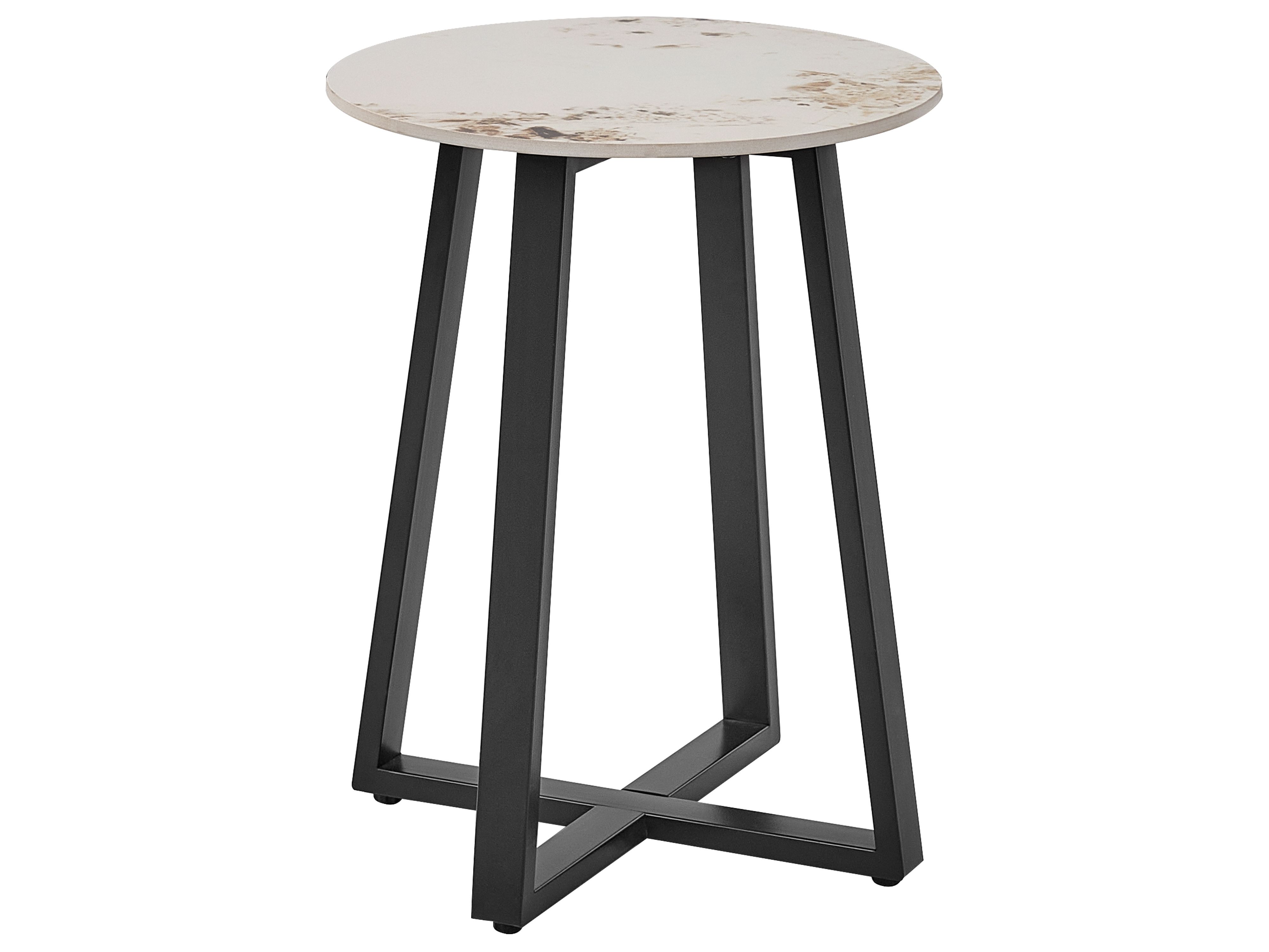 Side Table IVINS Ceramic Black