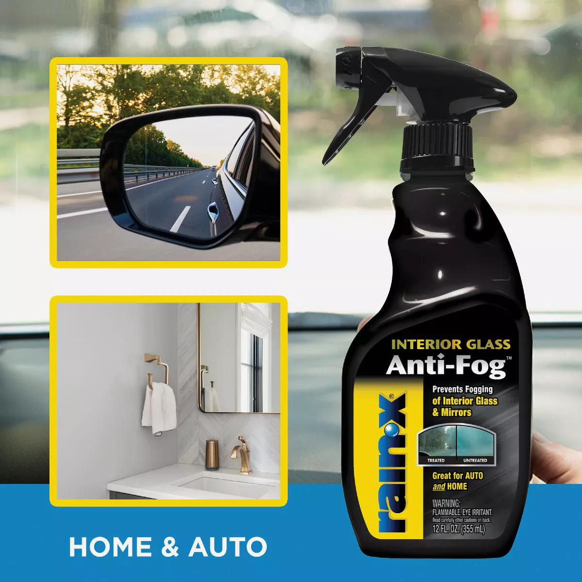 Rain-X 3.5 Oz. Liquid Interior Glass Anti-Fog Cleaner
