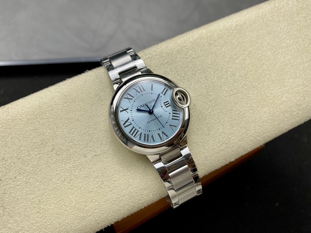 Ballon Bleu de fake cartier watch 33 mm mechanical movement with automatic winding-3KF(1:1 replica) - Top club