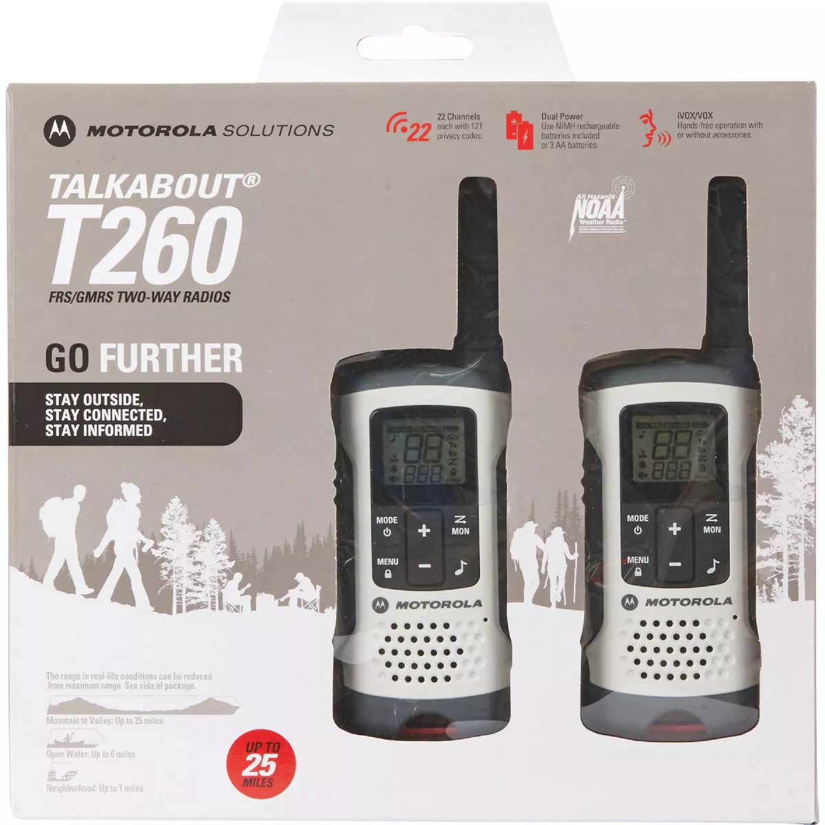 Motorola Talkabout 2-Way Radio (2-Pack)