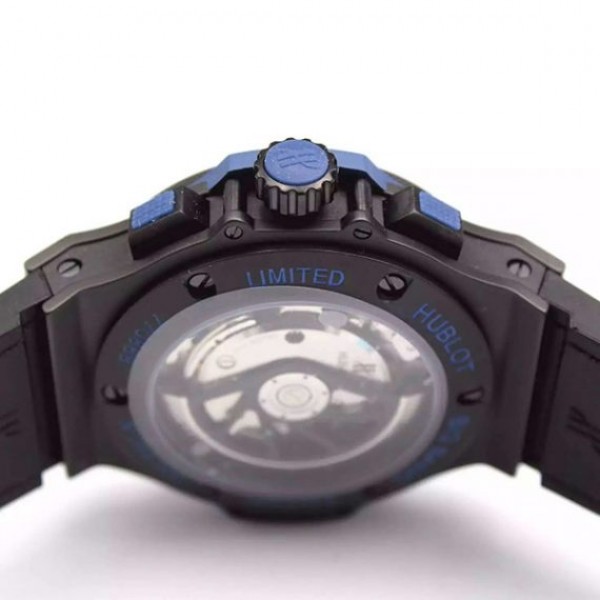 Replica Hublot Big Bang Full Ceramic Evolution Blue Magicb Gummy Strap HUB4104 - Top club
