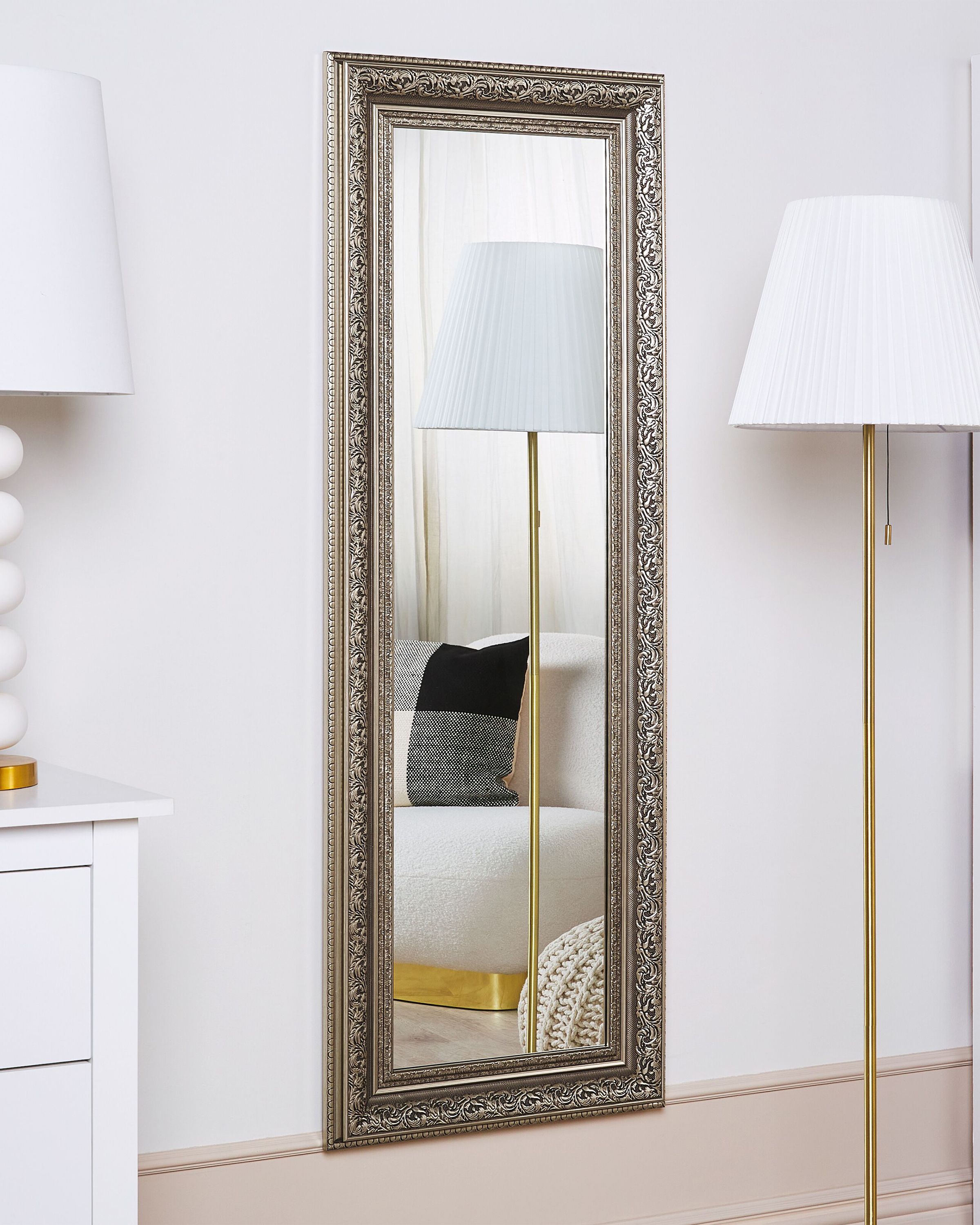 Wall Mirror ASPEN 51 cm 141 cm Gold