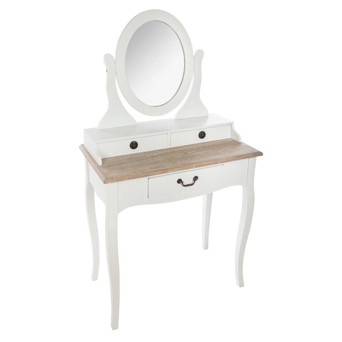 Dressing table "Chrysa" White, 3 drawers