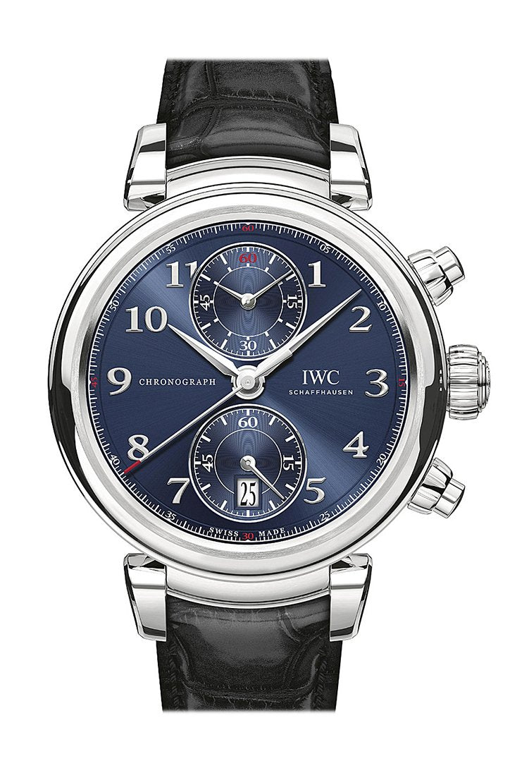 IWC Da Vinci Blue Dial Automatic Men's Chronograph Watch IW393402(1:1 replica) - Top club