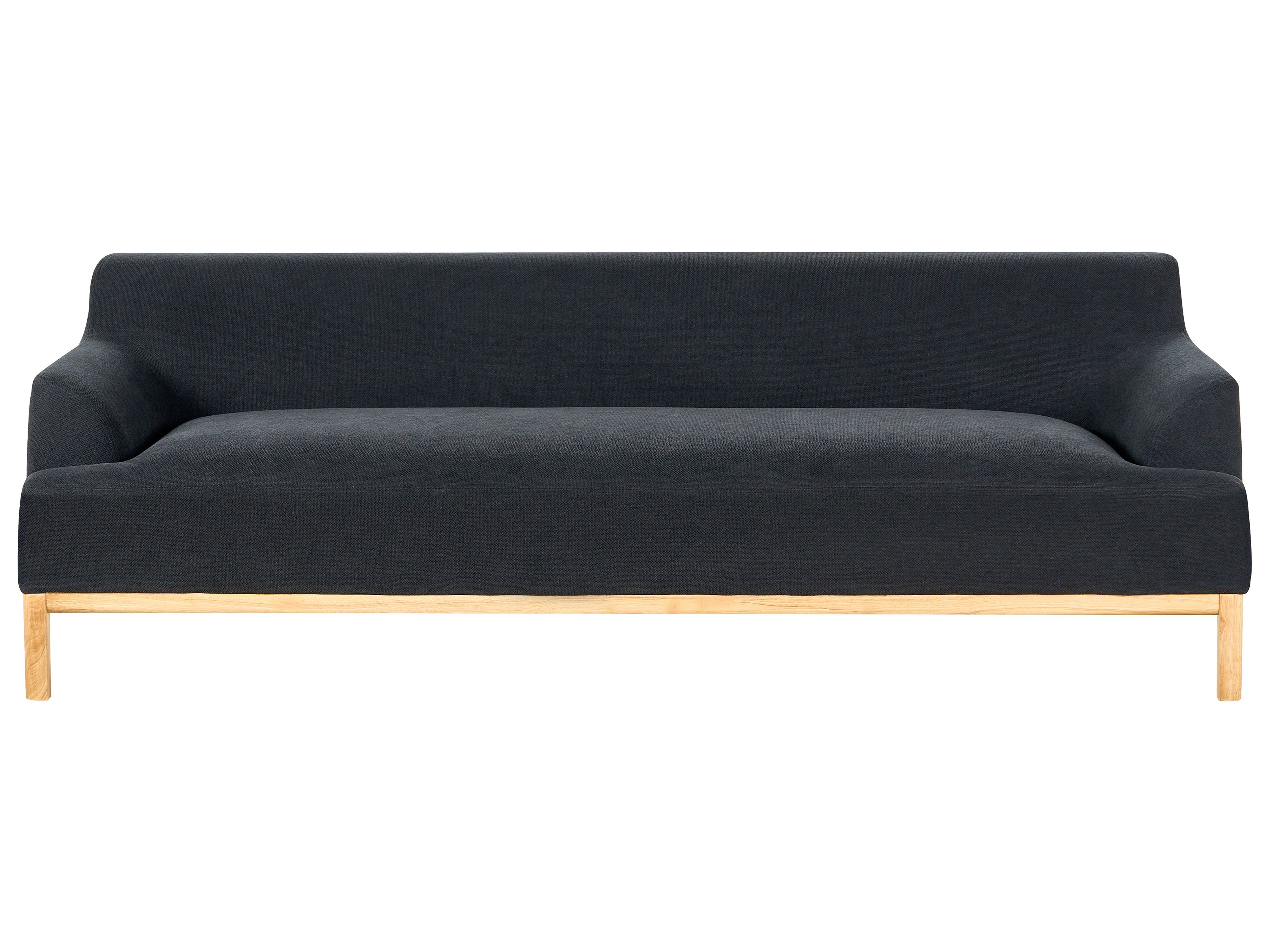Sofa 3 Seater SOSJO Fabric Black