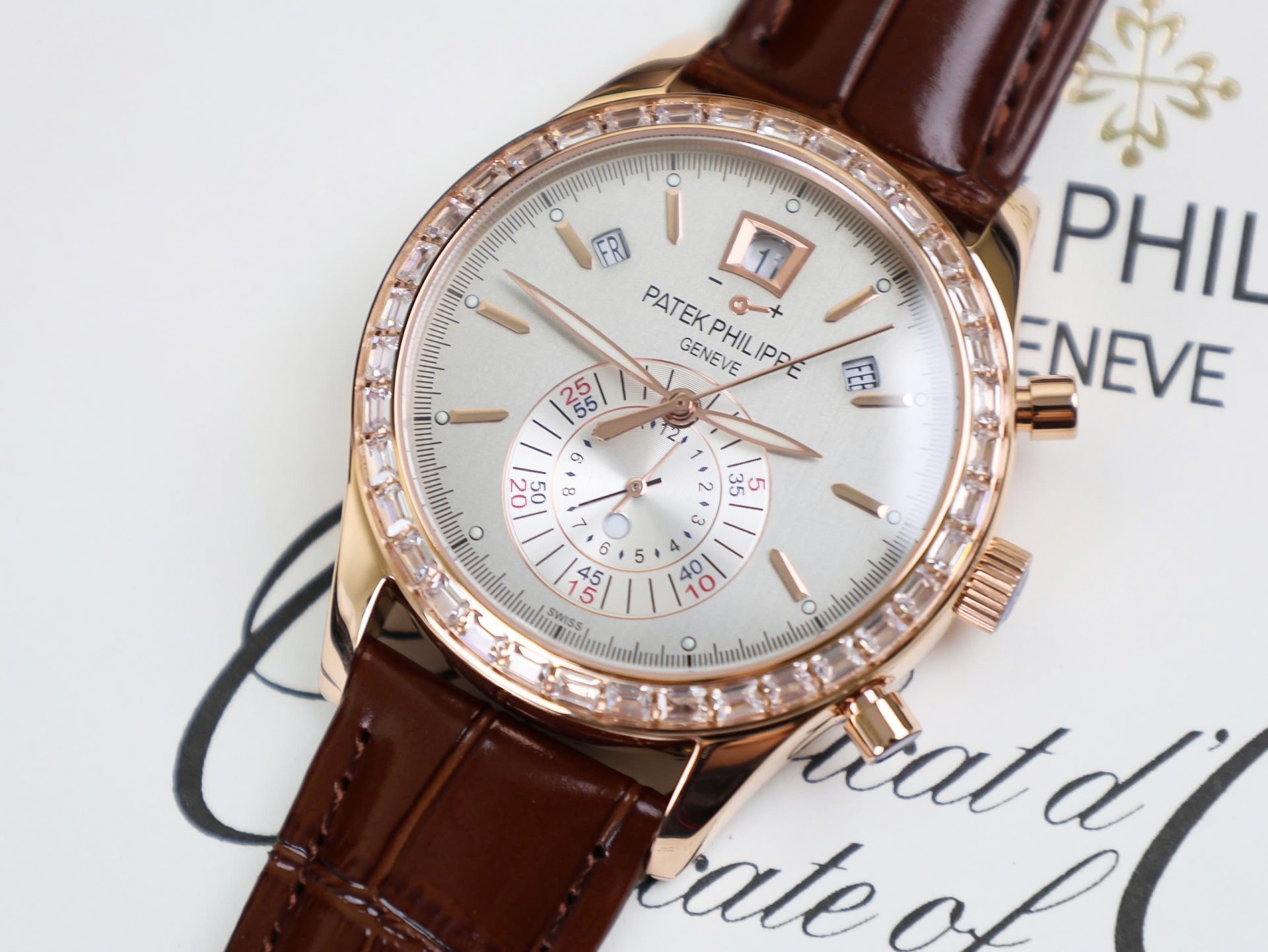 Patek Philippe Replica Watch Complications 5961R Rose Gold TW Factory 40.5mm - Top club