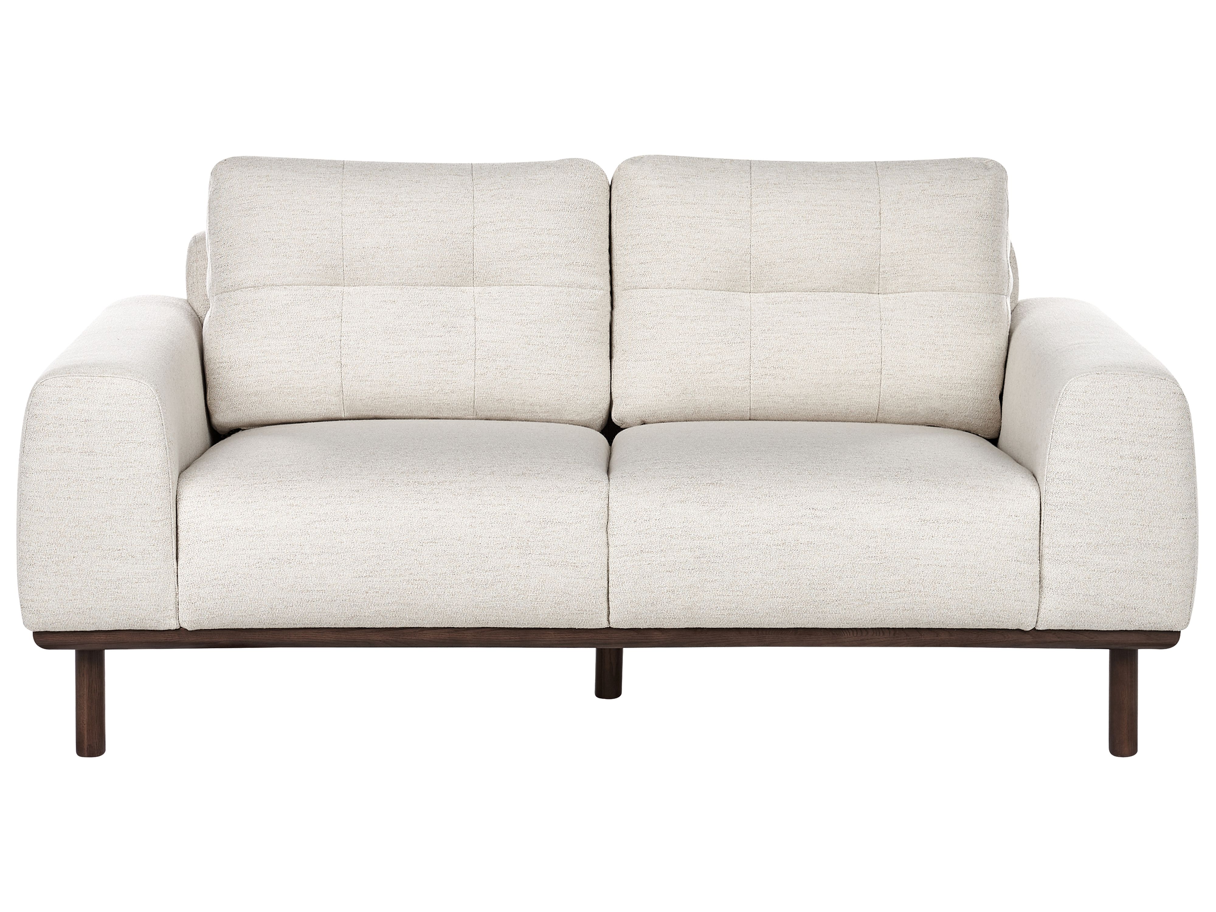 Sofa 2 Seater LAURILA Fabric Light Beige