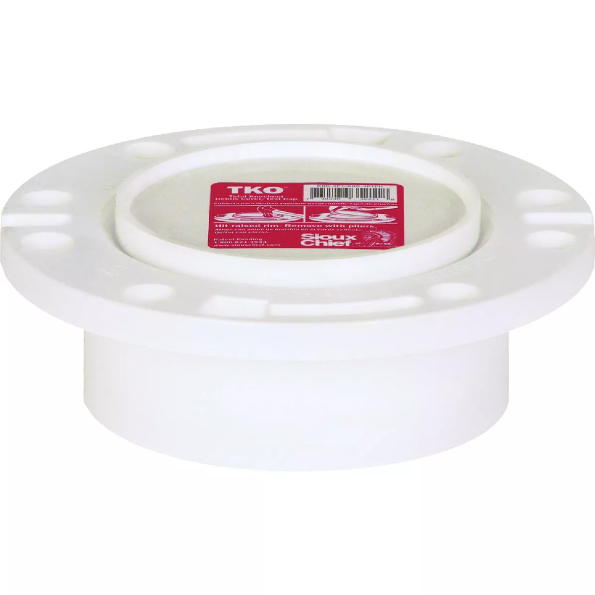 Sioux Chief 3 In. Hub/Inside 4 In. Schedule 40 DWV PVC Closet Flange