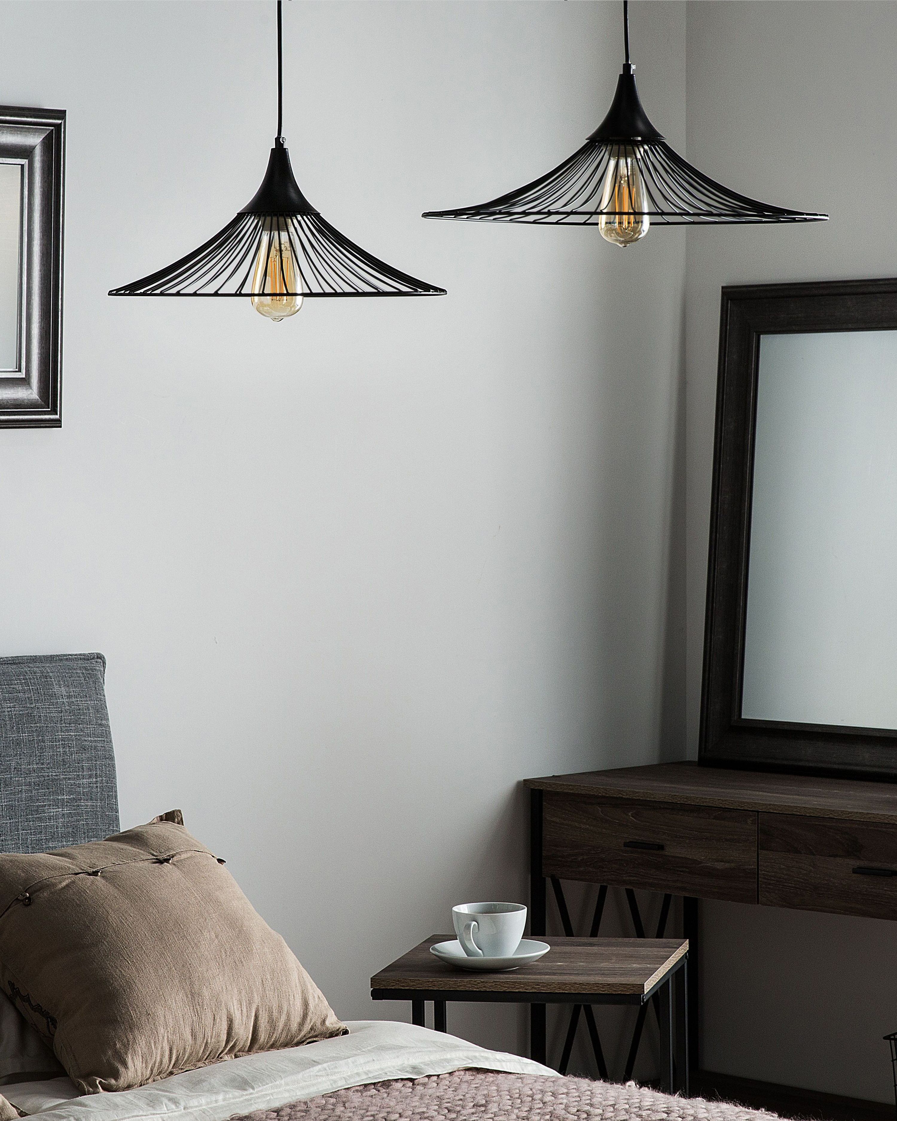 Pendant Lamp MAZARO Metal Black