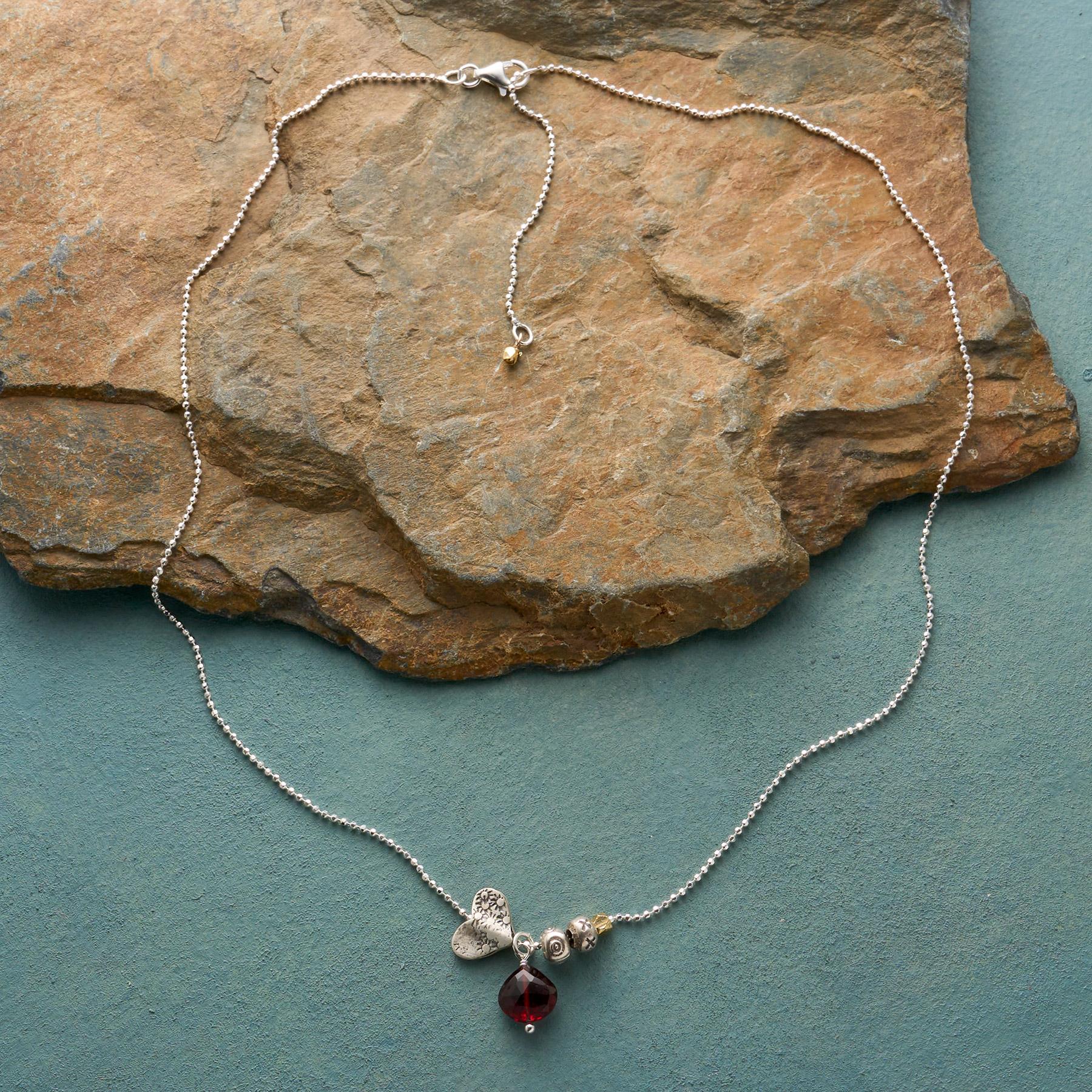 Heart Birthstone Necklace - Sundance Clothing